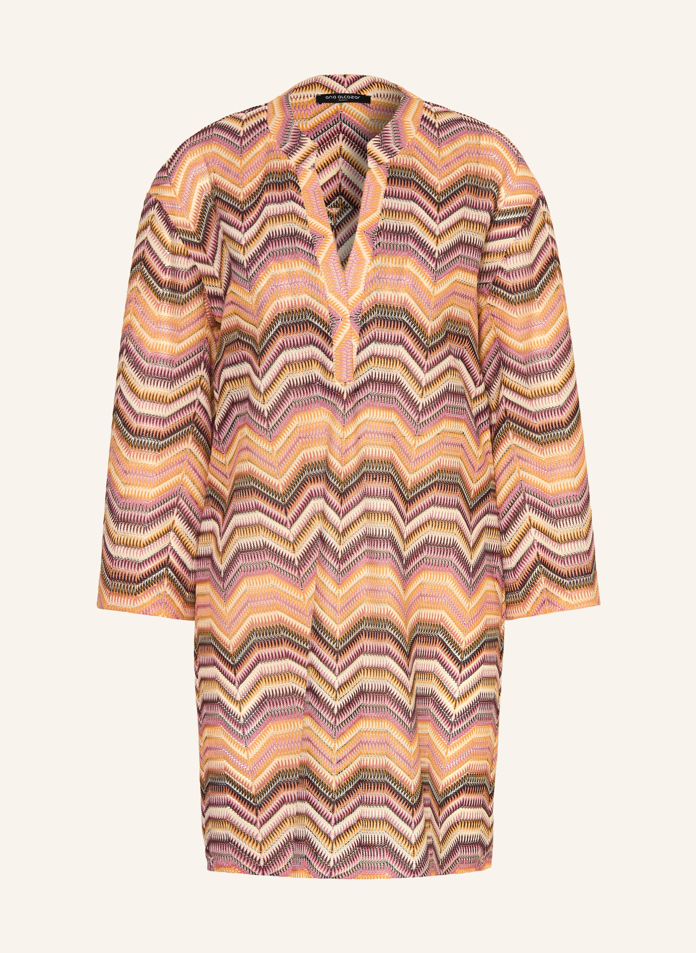 Ana Alcazar sukienka: POMARAŃCZOWY / KREMOWY / FIOLETOWY