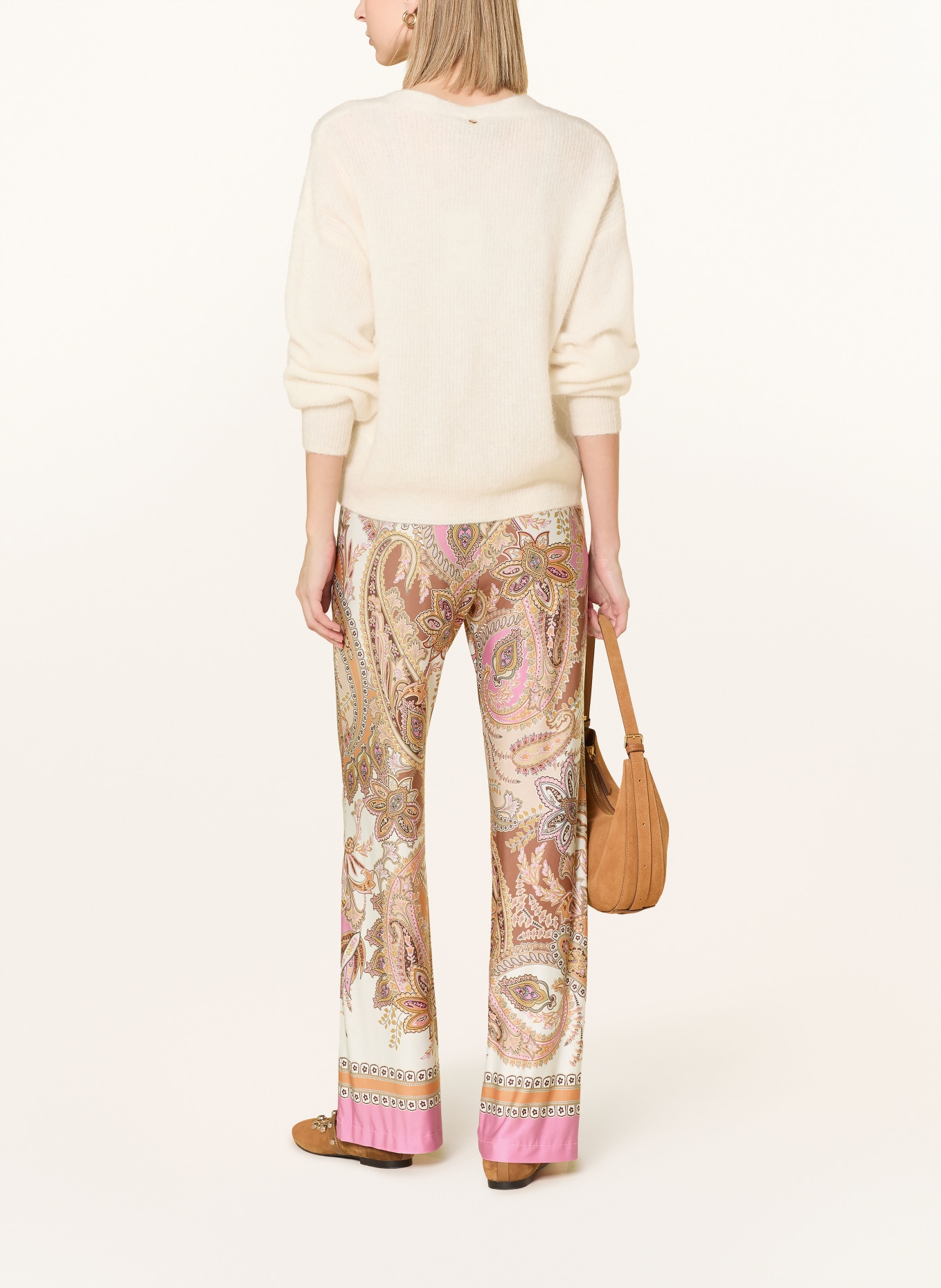 Ana Alcazar jerseyové kalhoty: LOSOSOVÁ / RŮŽOVÁ / REŽNÁ