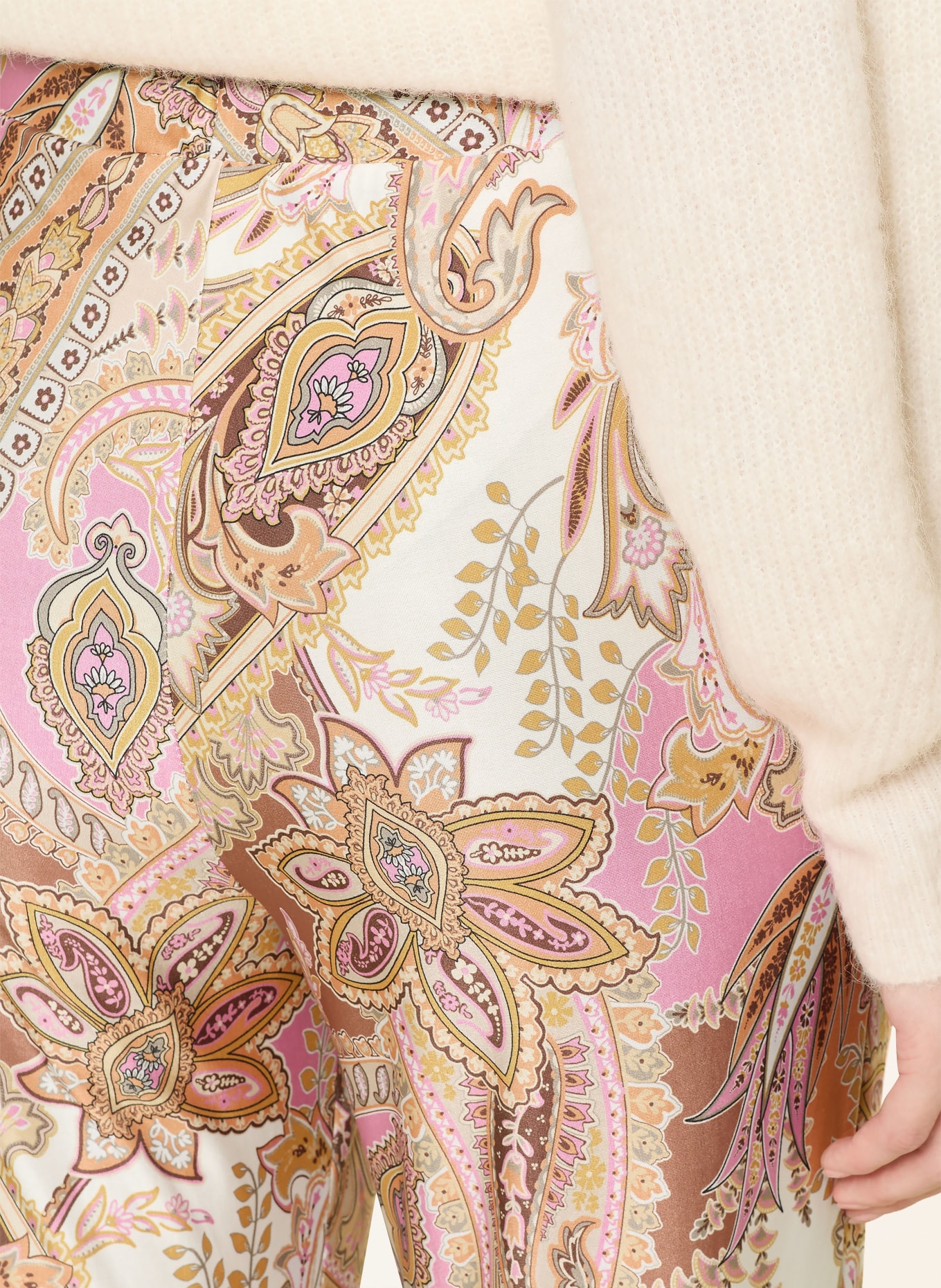 Ana Alcazar jerseyové kalhoty: LOSOSOVÁ / RŮŽOVÁ / REŽNÁ