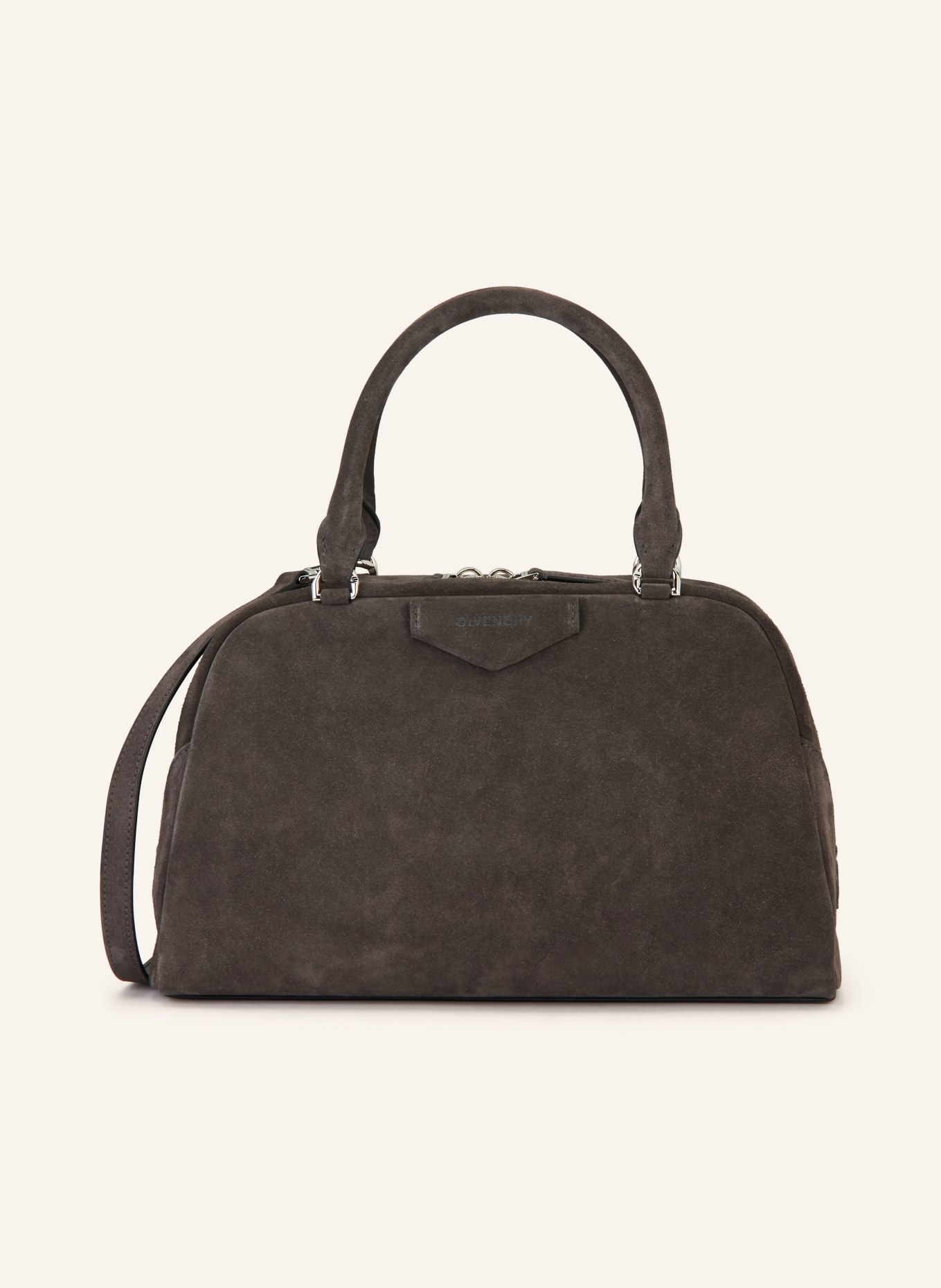 GIVENCHY ANTIGONA MEDIUM handbag: DARK GRAY