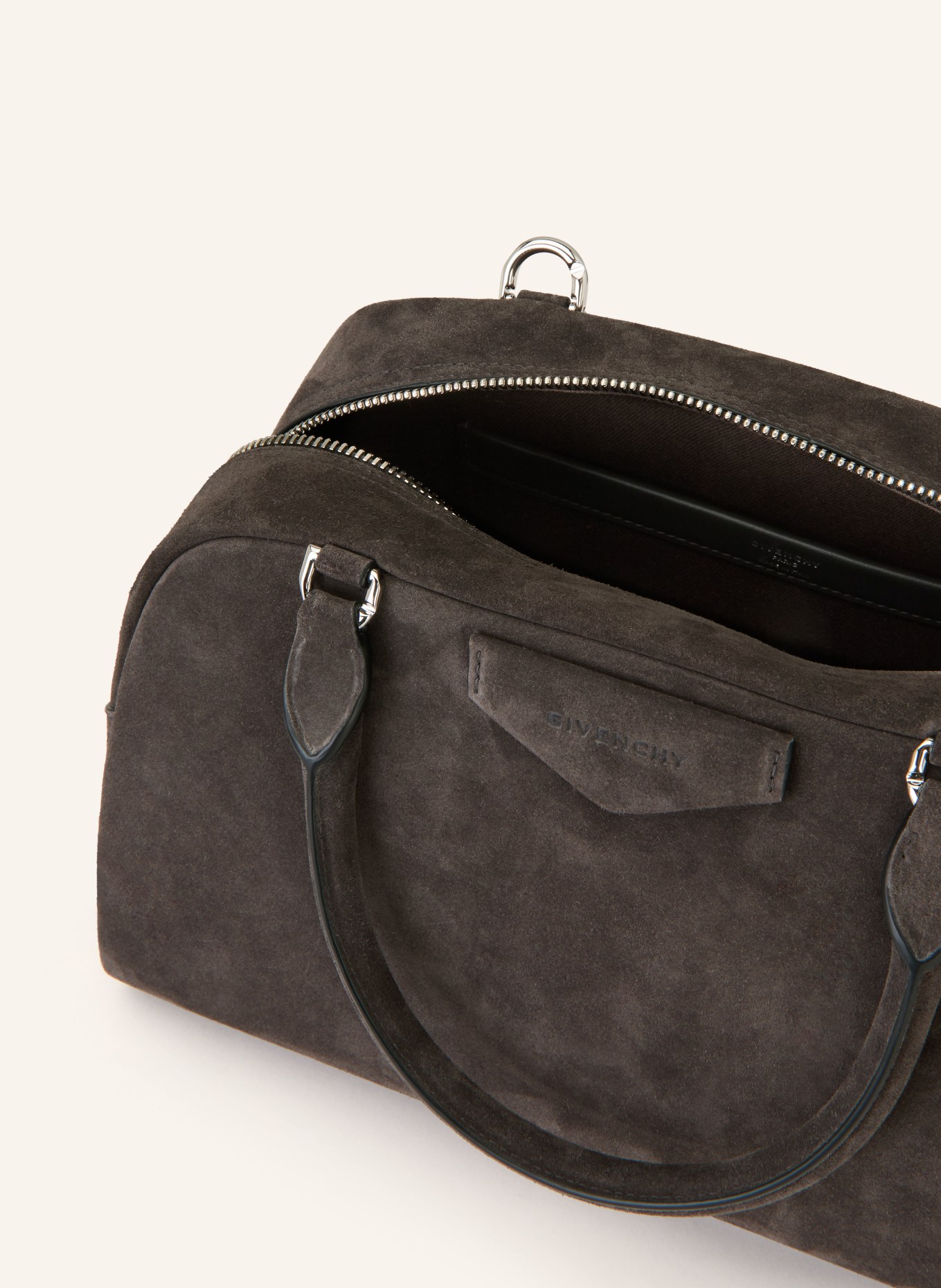 GIVENCHY ANTIGONA MEDIUM handbag: DARK GRAY