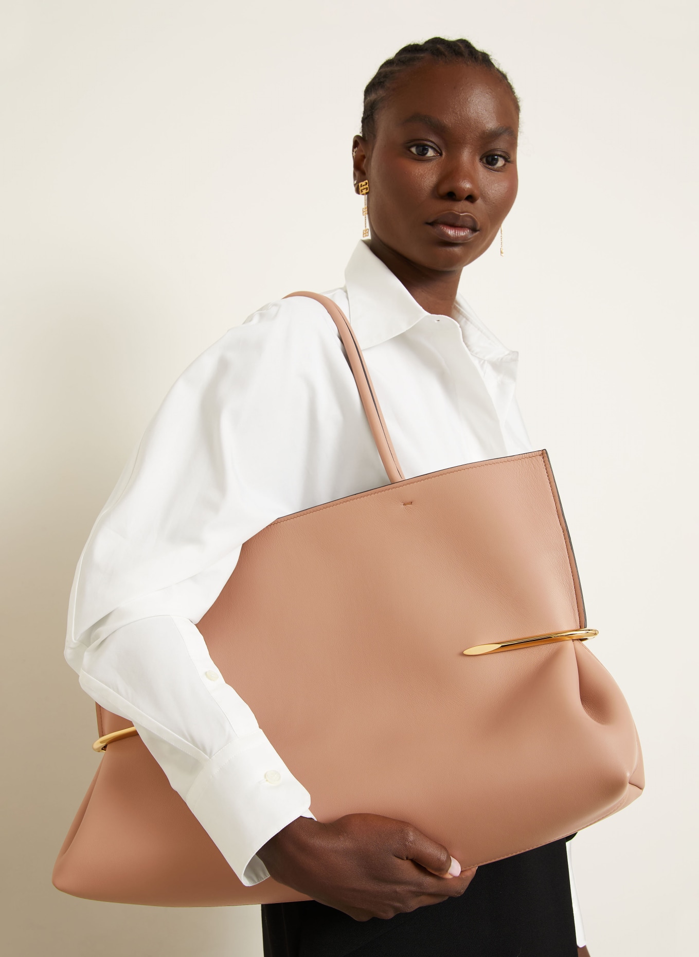 GIVENCHY Shopper PINCH MEDIUM: ROSÉ / GOLD