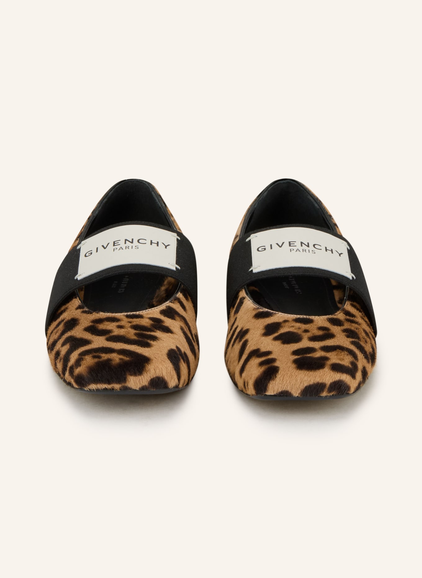 GIVENCHY Mary-Jane-Ballerinas: SCHWARZ / HELLBRAUN / DUNKELBRAUN