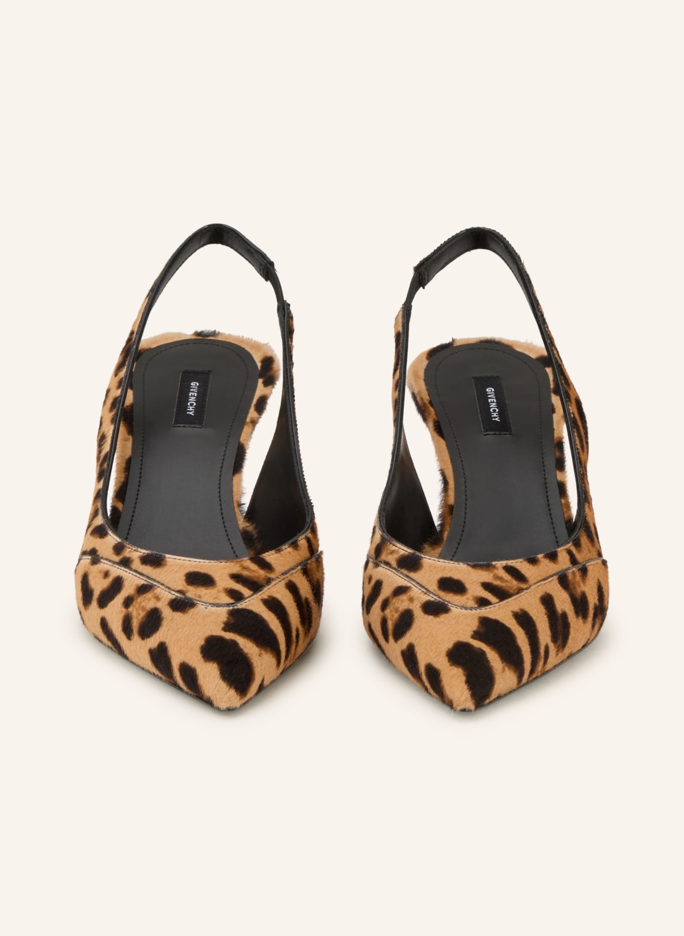 GIVENCHY Slingpumps: SCHWARZ / HELLBRAUN / DUNKELBRAUN