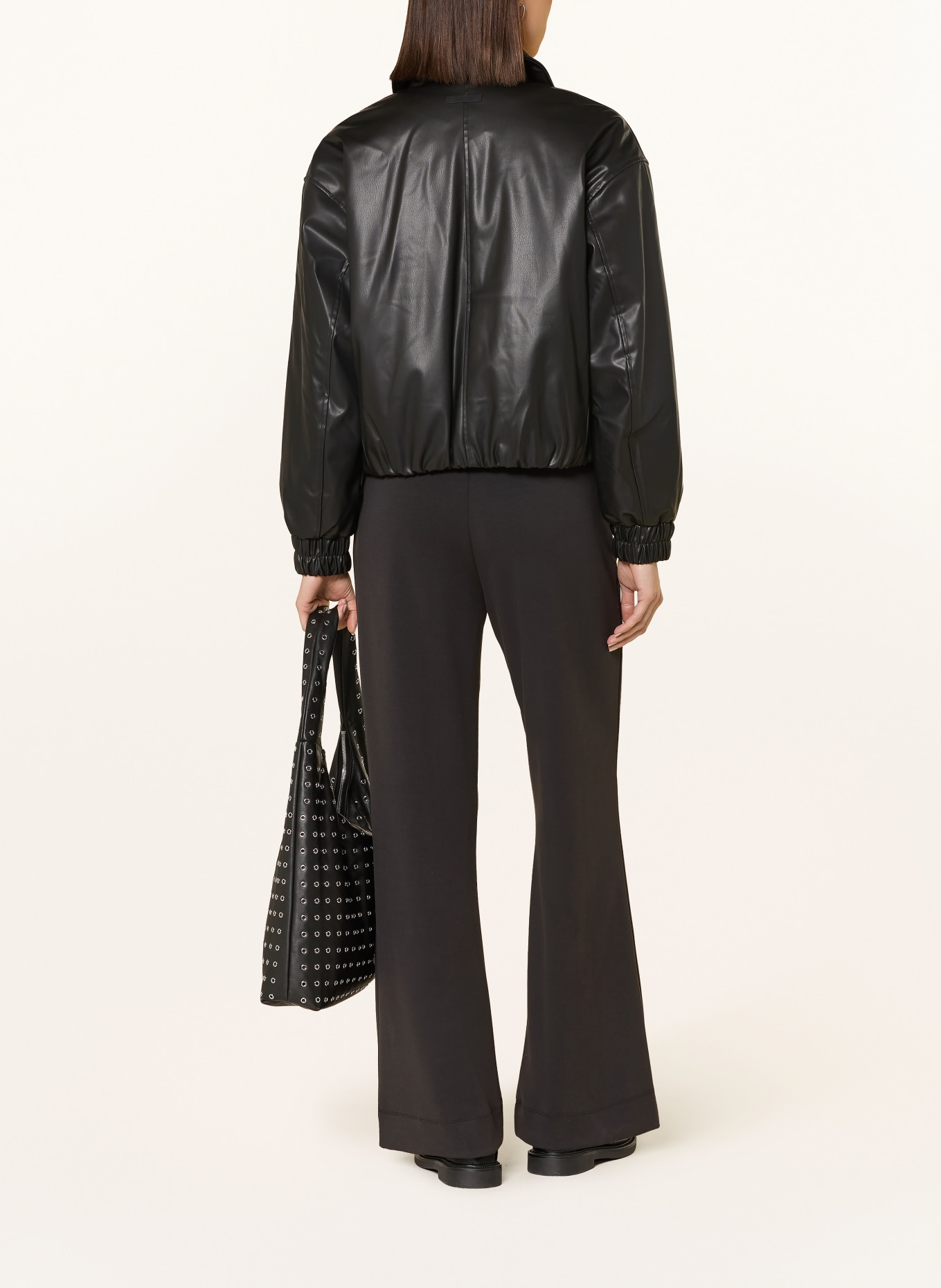 darling harbour jersey pants: BLACK