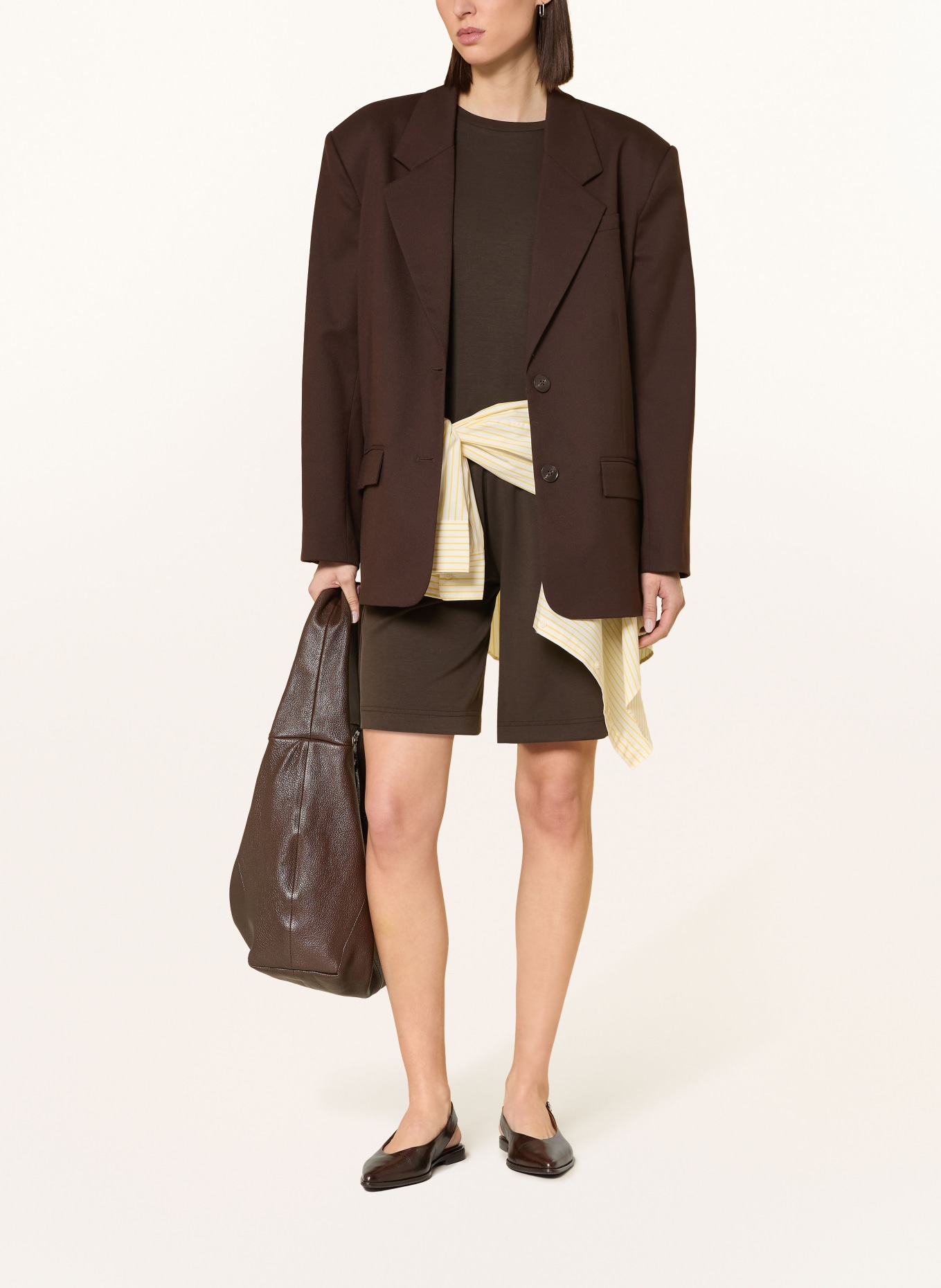 darling harbour Jerseyové šortky: CHOCOLATE