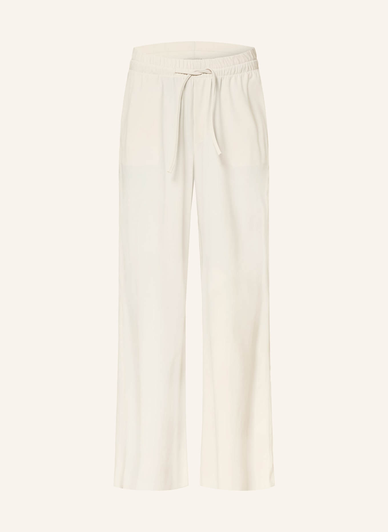 lilienfels Jersey pants in jogging style: CREAM