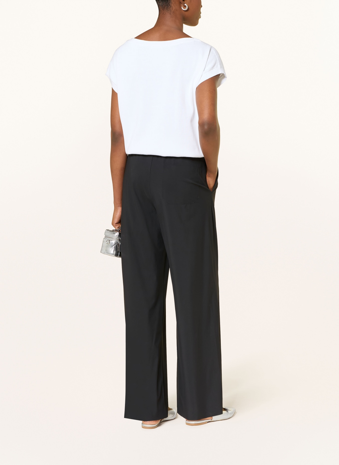lilienfels Jersey pants in jogging style: BLACK