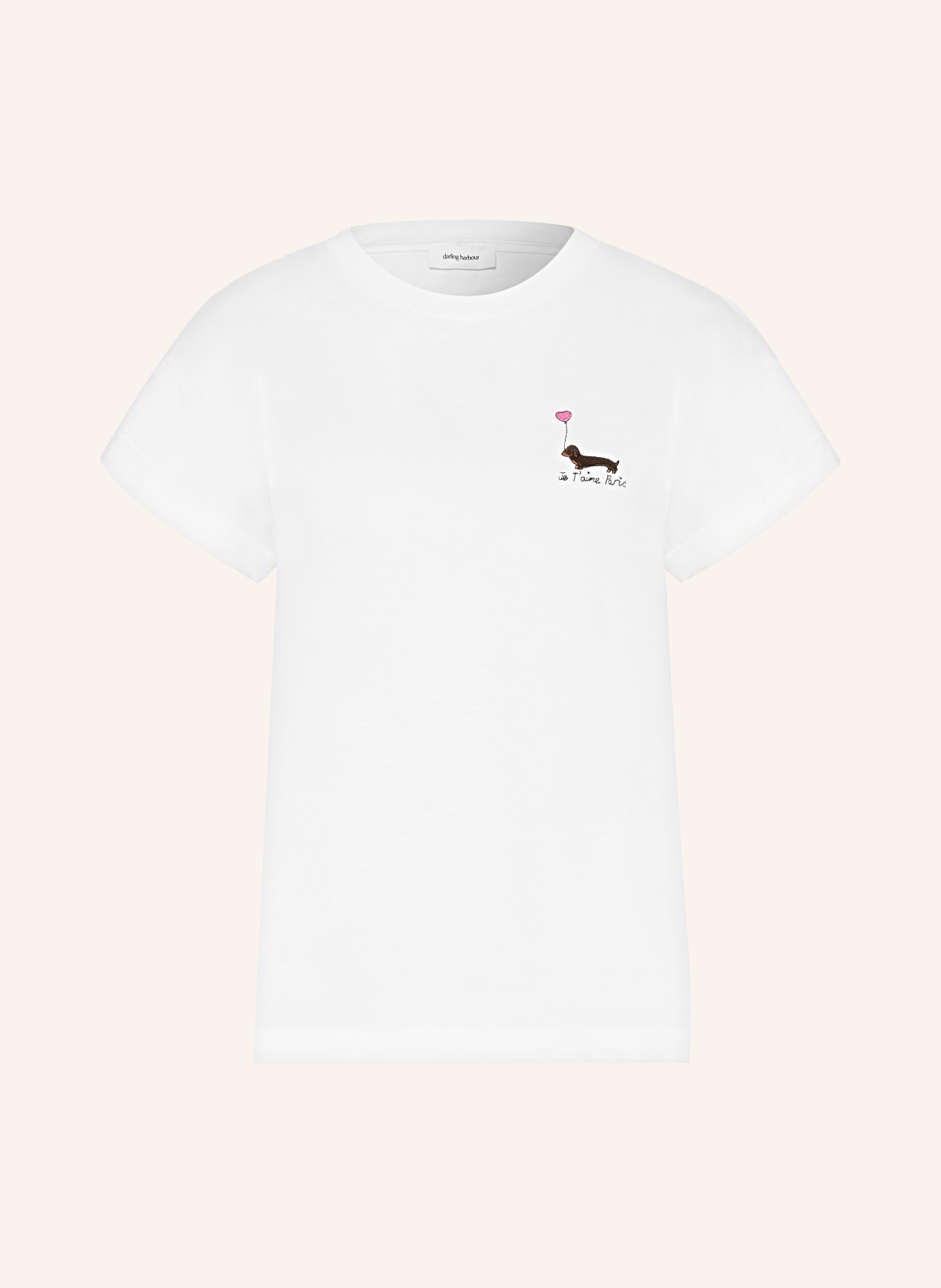 darling harbour Tričko s výšivkou: WHITE