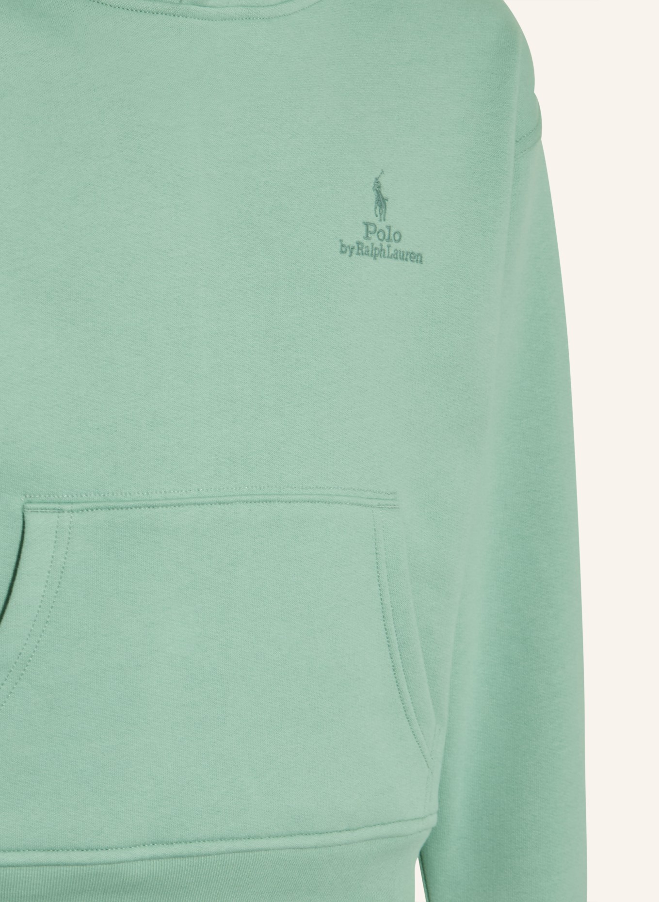 POLO RALPH LAUREN bluza z kapturem: MIĘTOWY