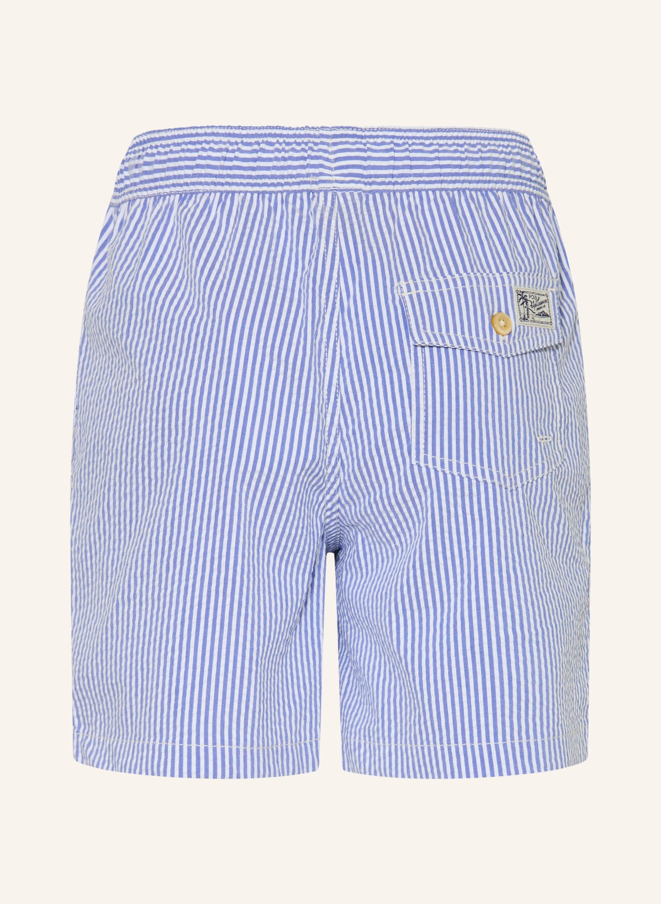 POLO RALPH LAUREN szorty kąpielowe: NIEBIESKI / BIAŁY