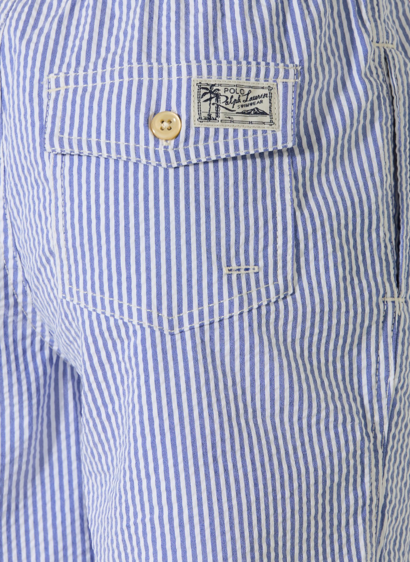 POLO RALPH LAUREN szorty kąpielowe: NIEBIESKI / BIAŁY