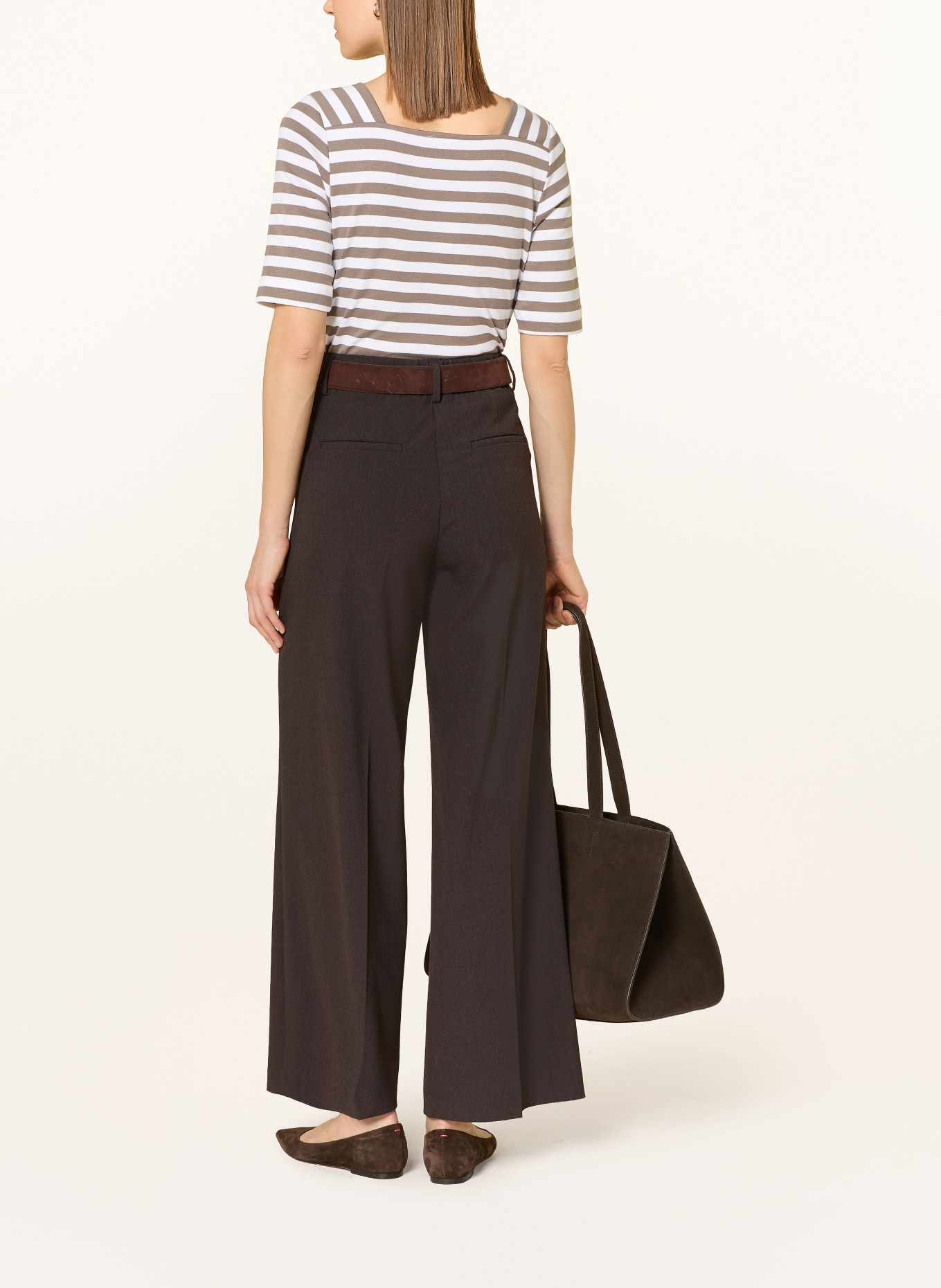 efixelle T-Shirt: WEISS / BRAUN