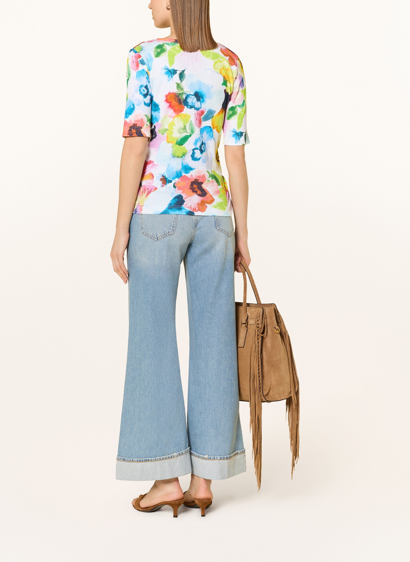 efixelle T-Shirt: GELB / ORANGE / TÜRKIS