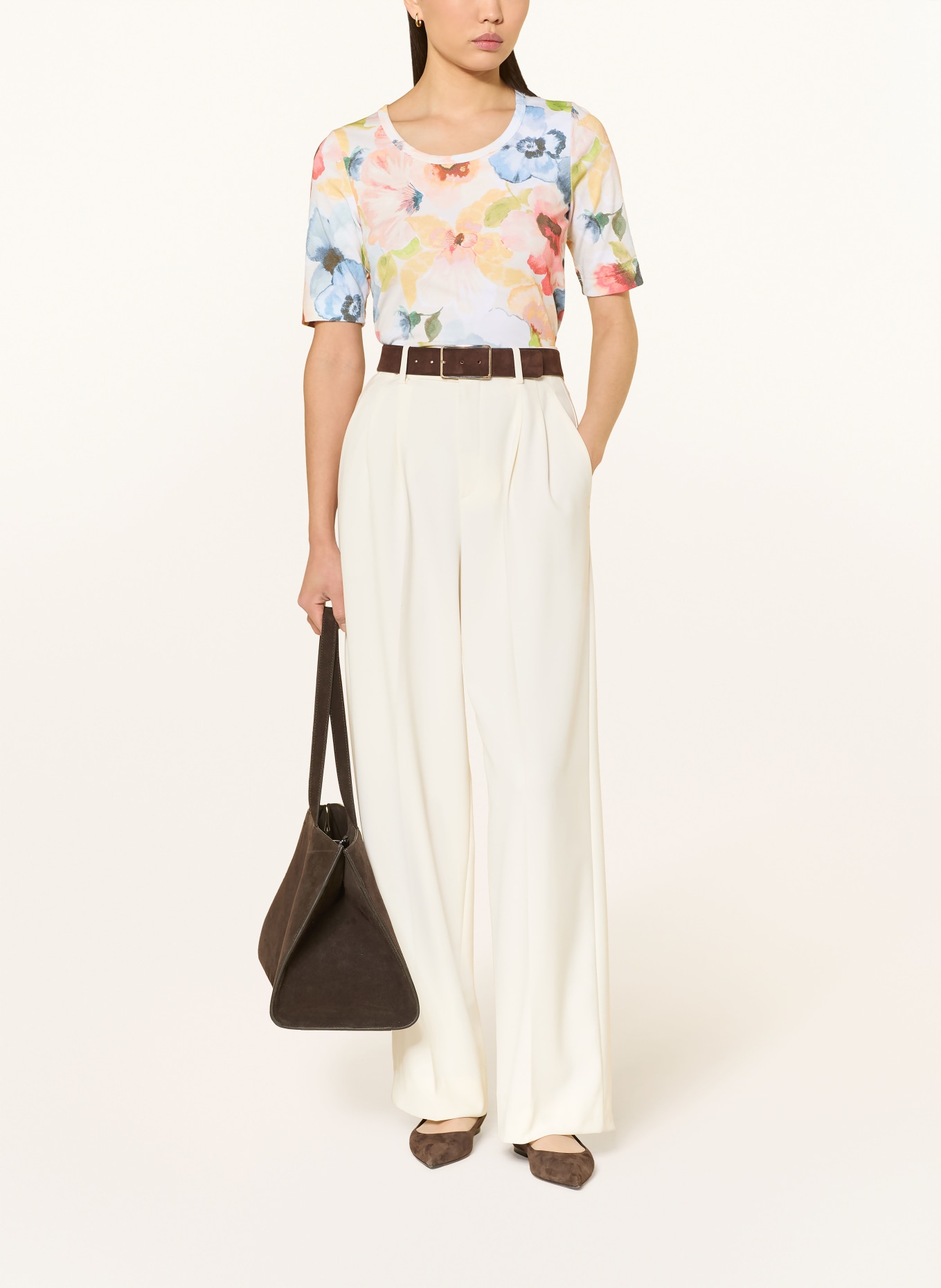 efixelle tričko: BÍLÁ / ORANŽOVÁ / MODRÁ