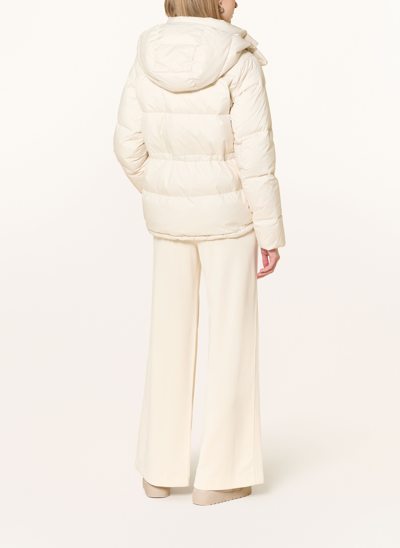 lululemon Donsjack WUNDER met afneembare capuchon: CRÈME