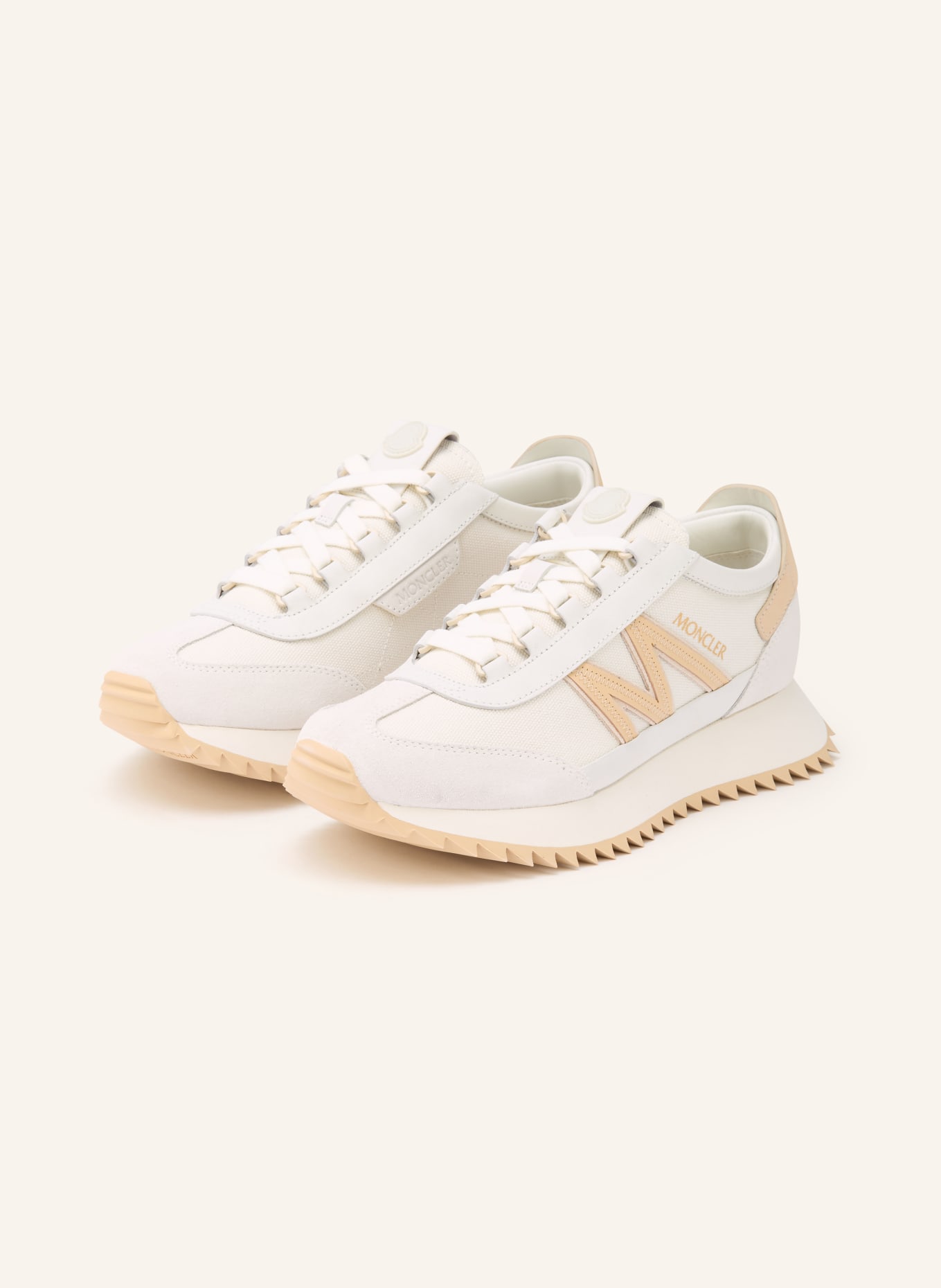 MONCLER Sneaker PACEY2: CREME / BEIGE