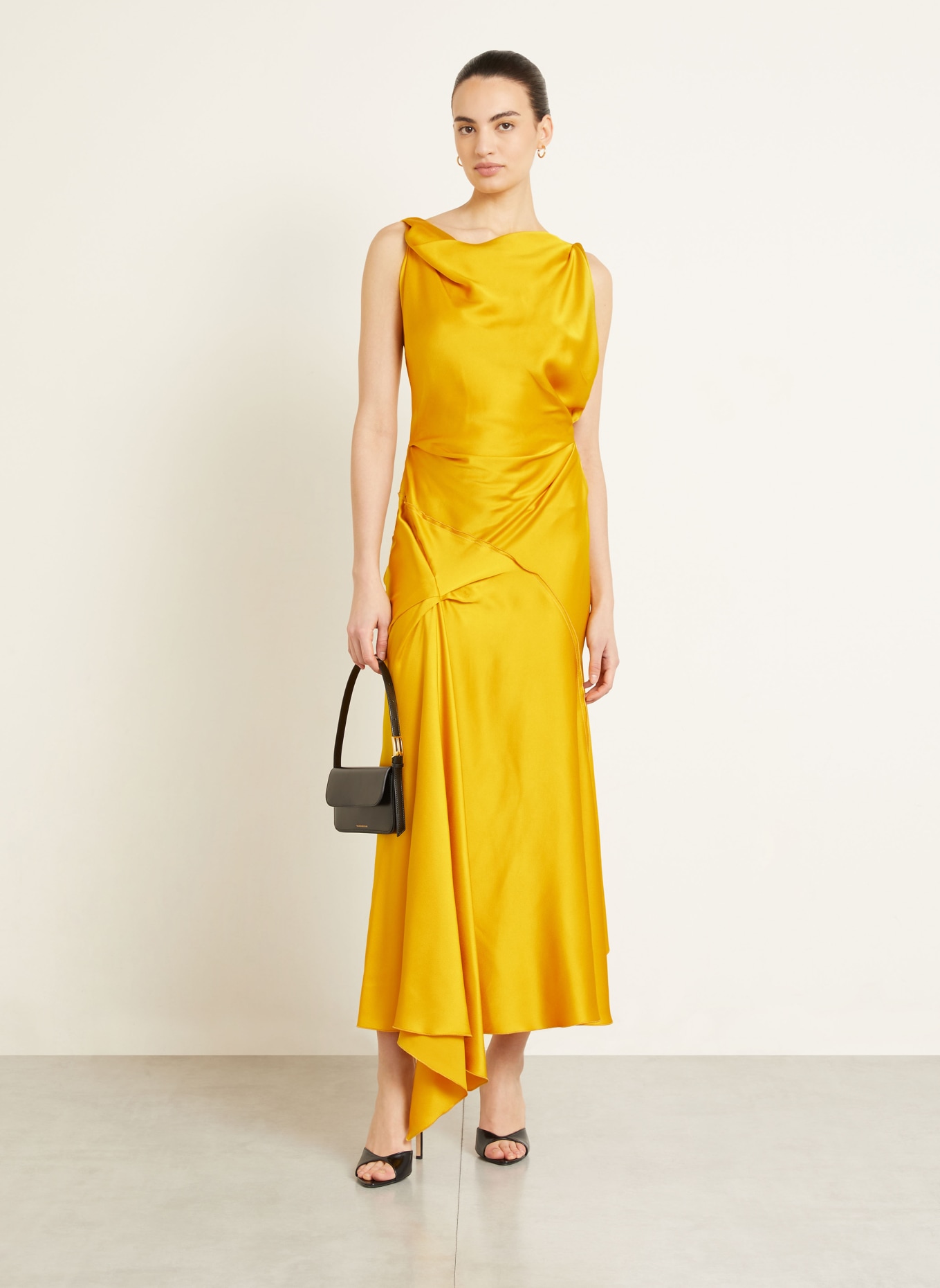 VICTORIA BECKHAM Cocktailkleid: DUNKELGELB