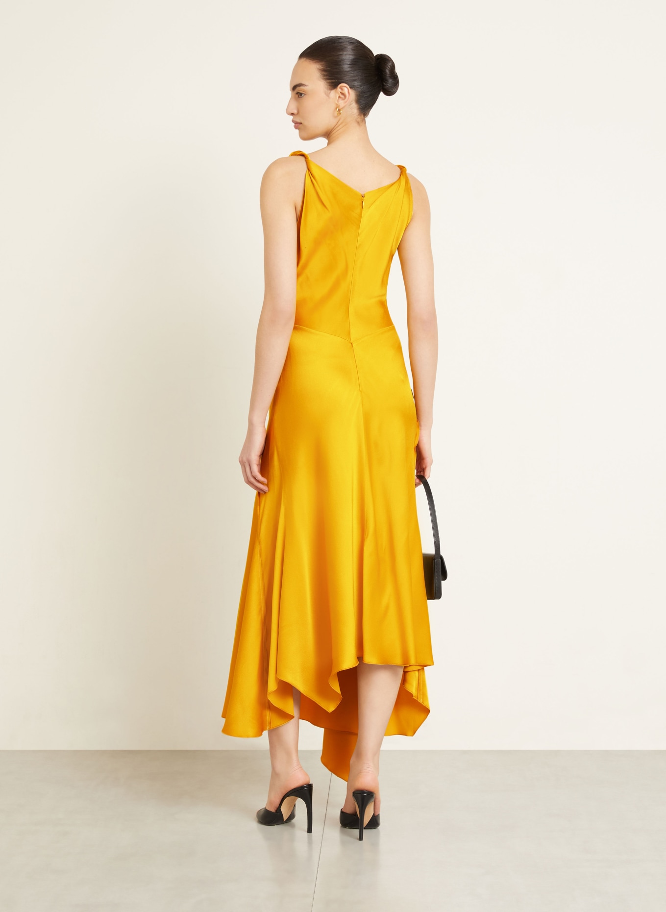 VICTORIA BECKHAM Cocktailkleid: DUNKELGELB