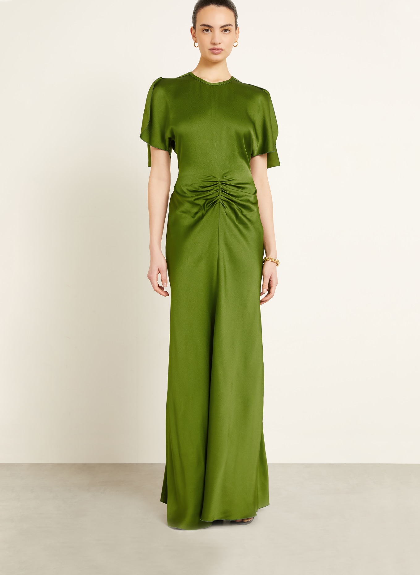 VICTORIA BECKHAM Abendkleid: GRÜN