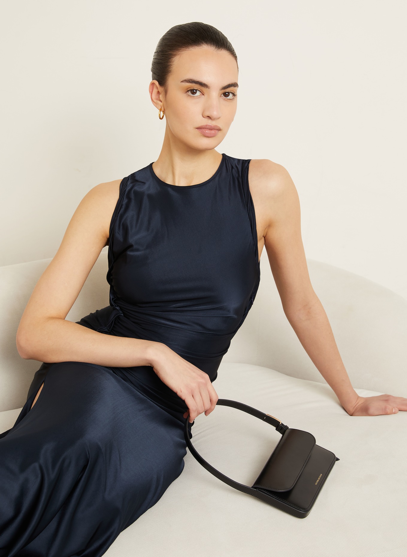 VICTORIA BECKHAM Cocktailkleid: DUNKELBLAU