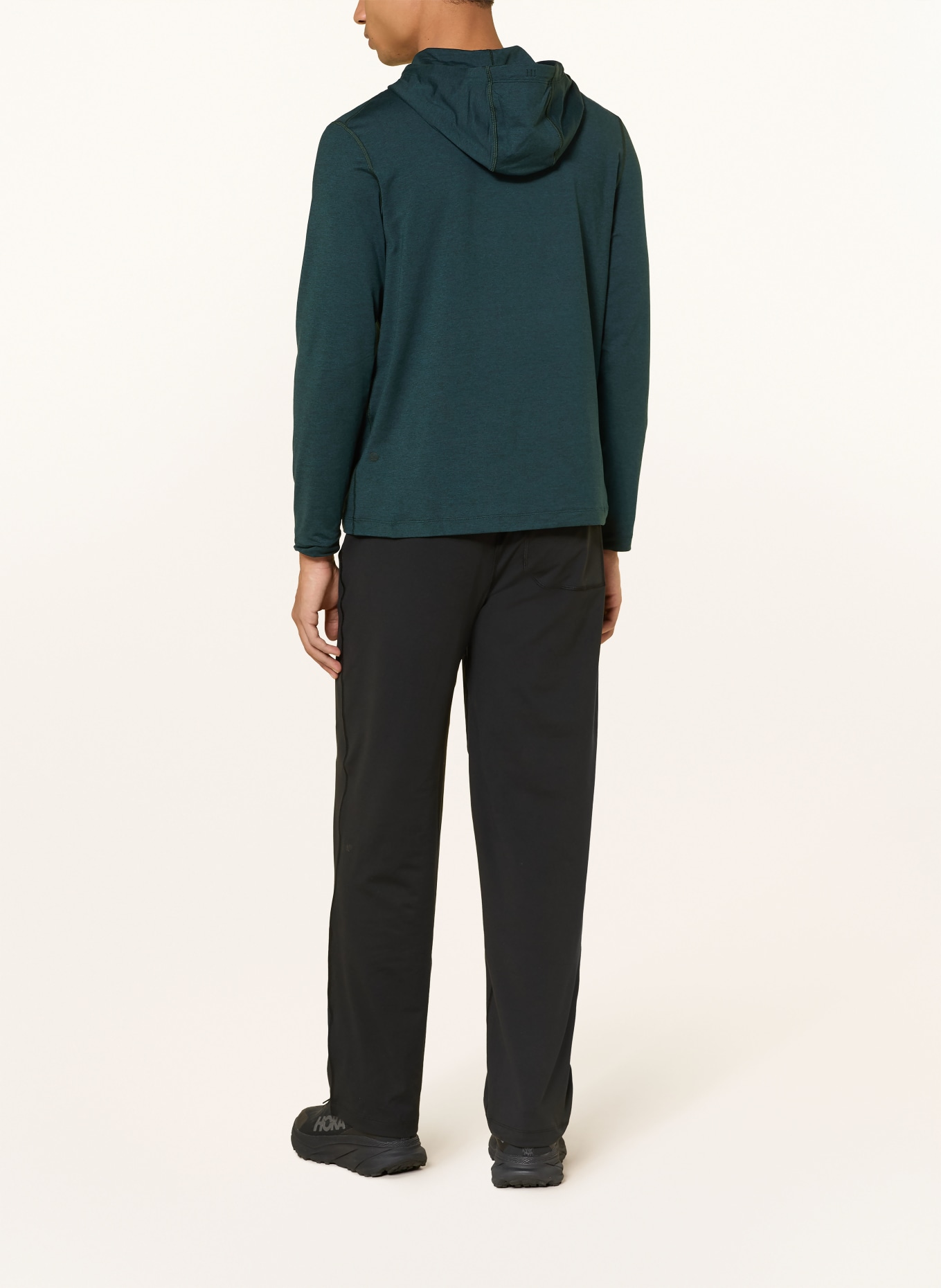 lululemon Tepláky SOFT JERSEY: ČERNÁ