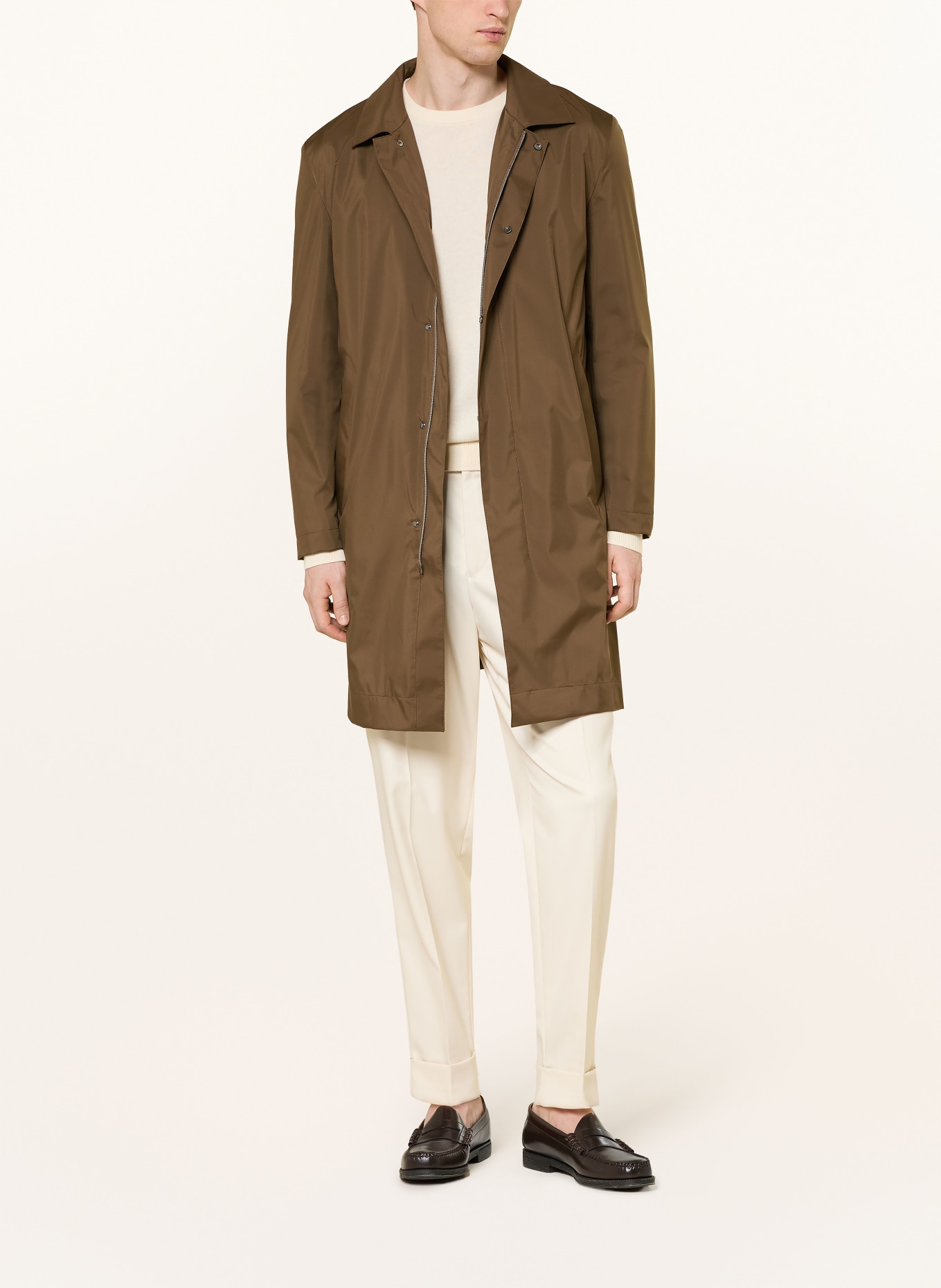 DRESSLER Mantel: BRAUN