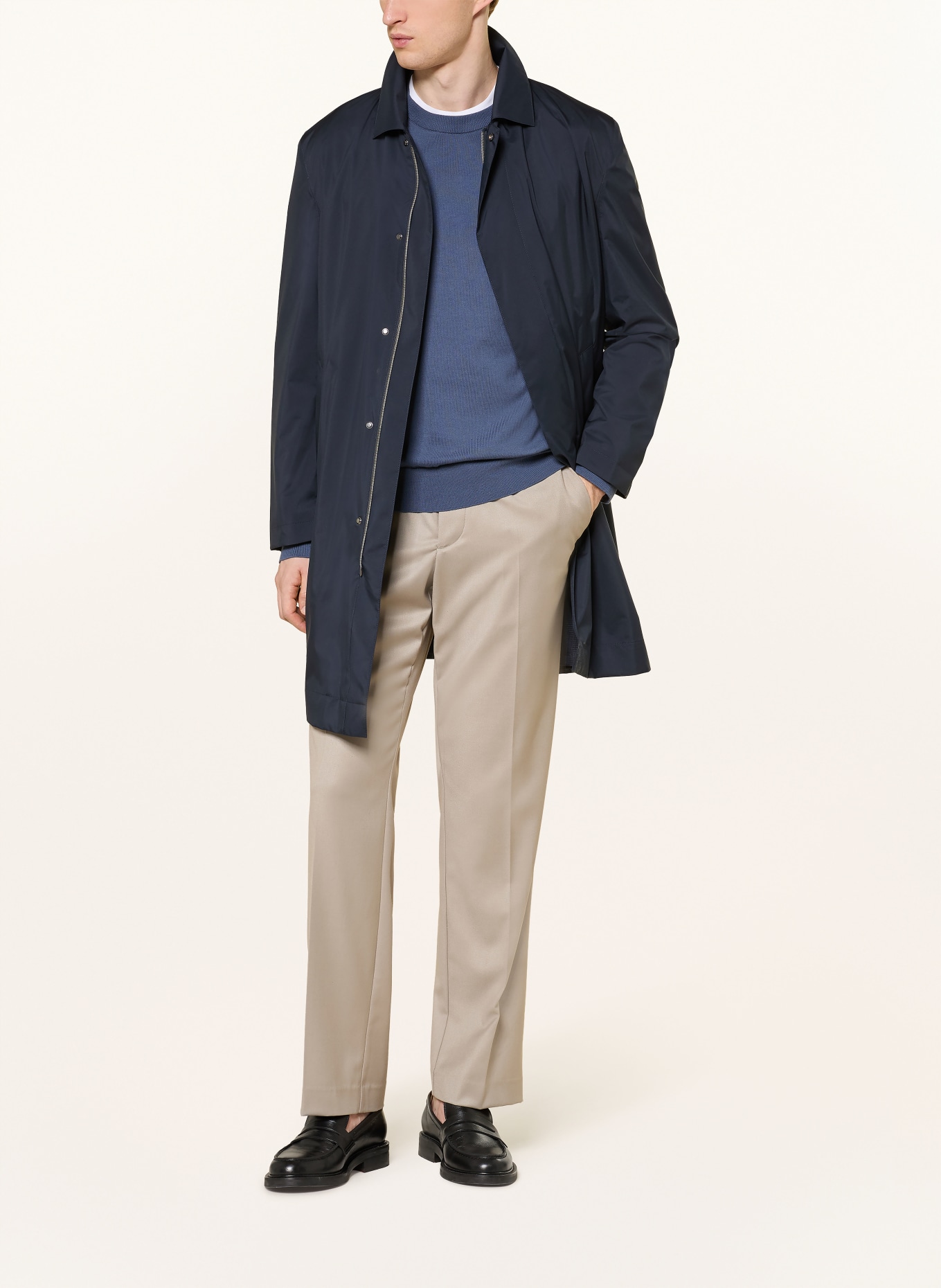 DRESSLER Mantel: DUNKELBLAU