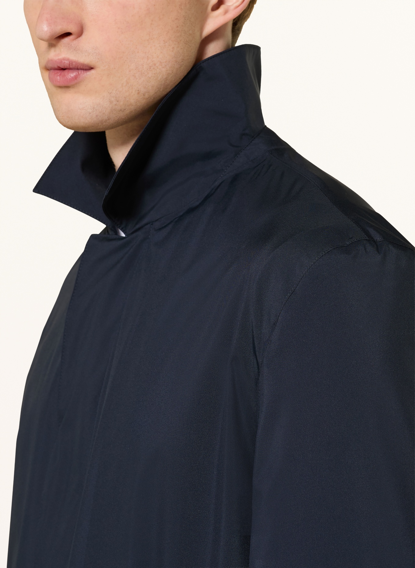 DRESSLER Mantel: DUNKELBLAU