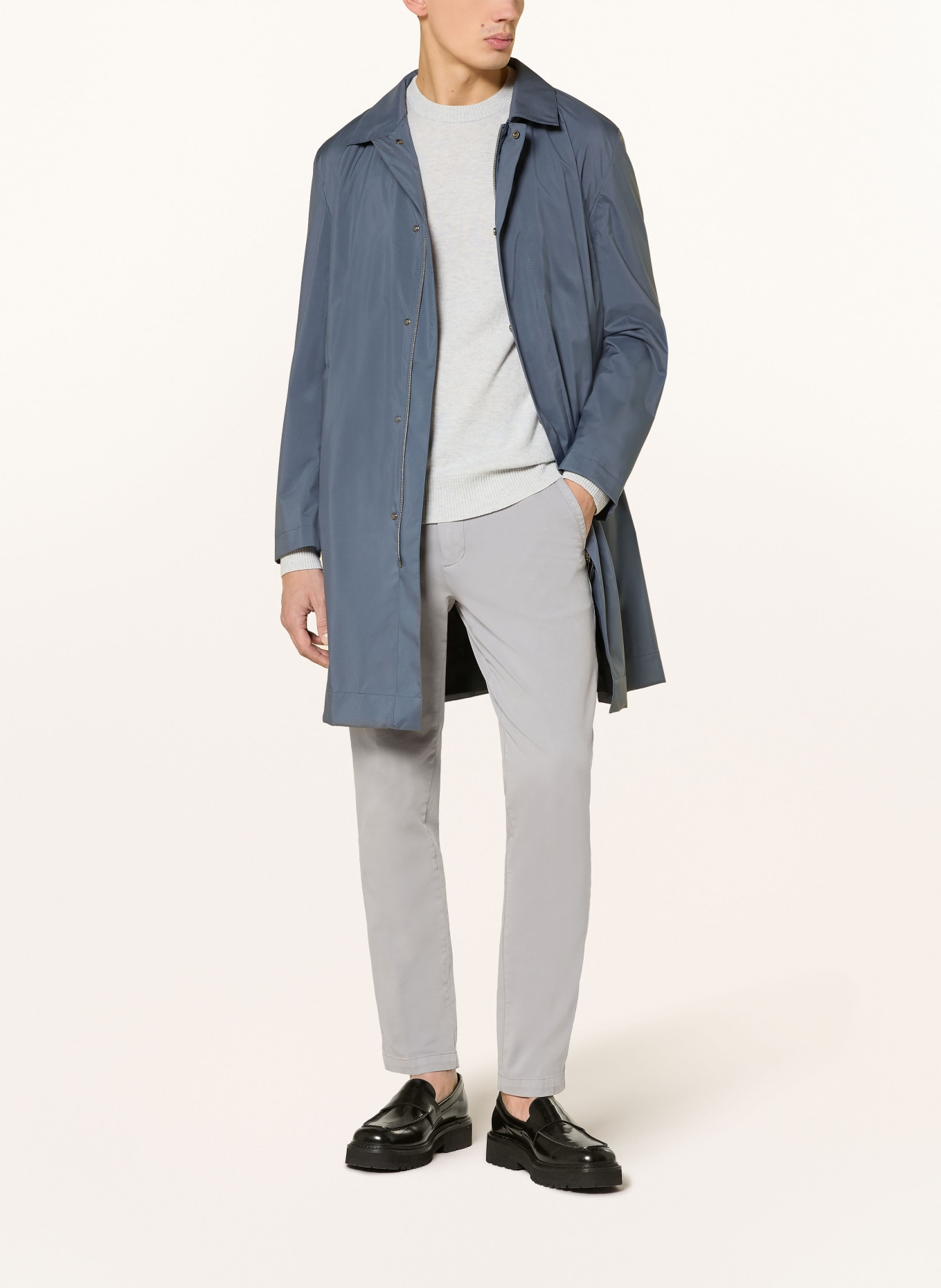 DRESSLER płaszcz: SZARONIEBIESKI