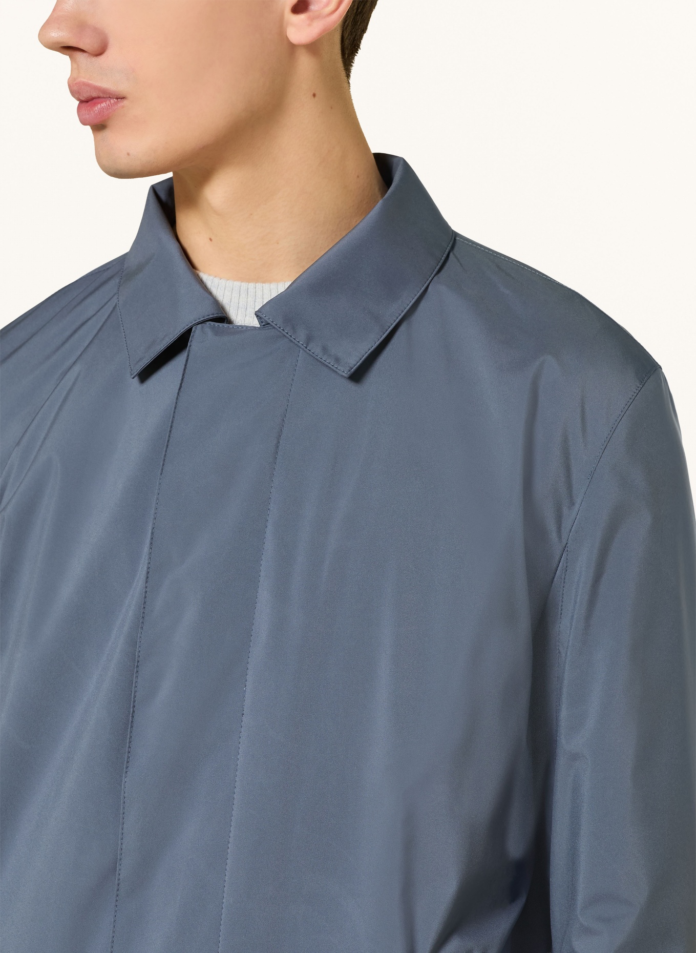 DRESSLER płaszcz: SZARONIEBIESKI