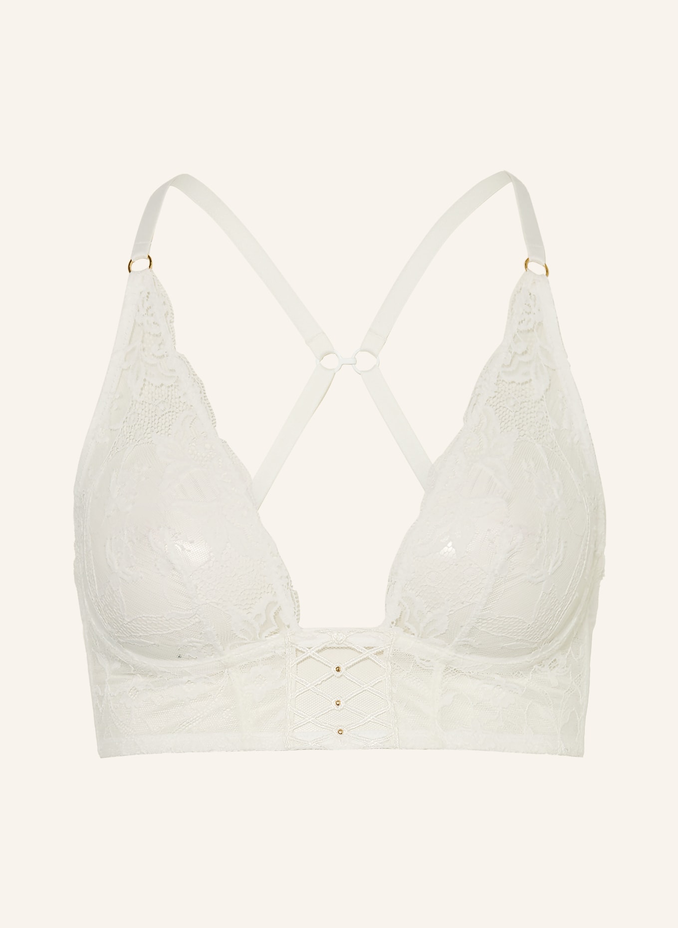 Aubade Triangel-BH KISS OF LOVE: WEISS