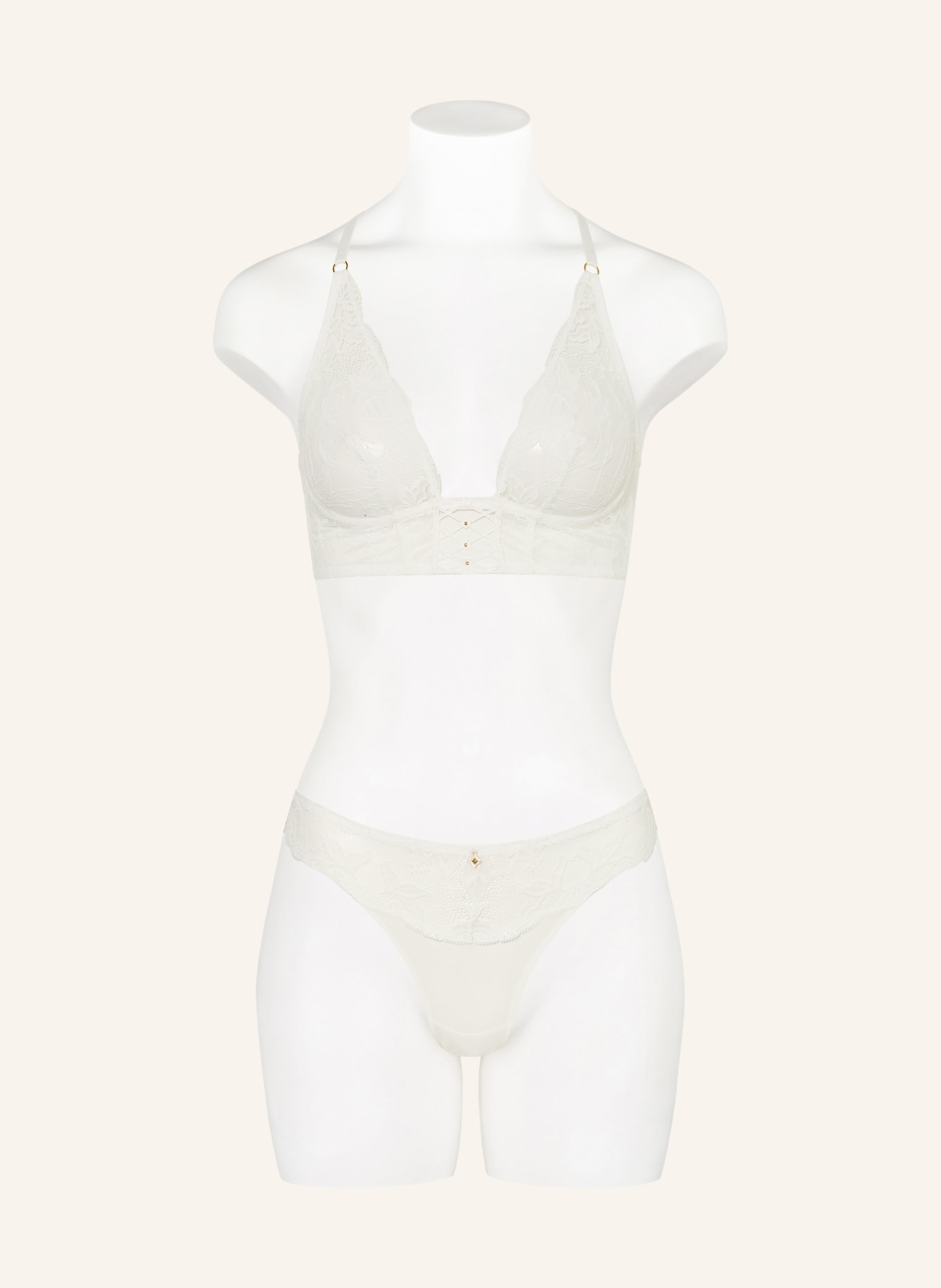 Aubade Triangel-BH KISS OF LOVE: WEISS