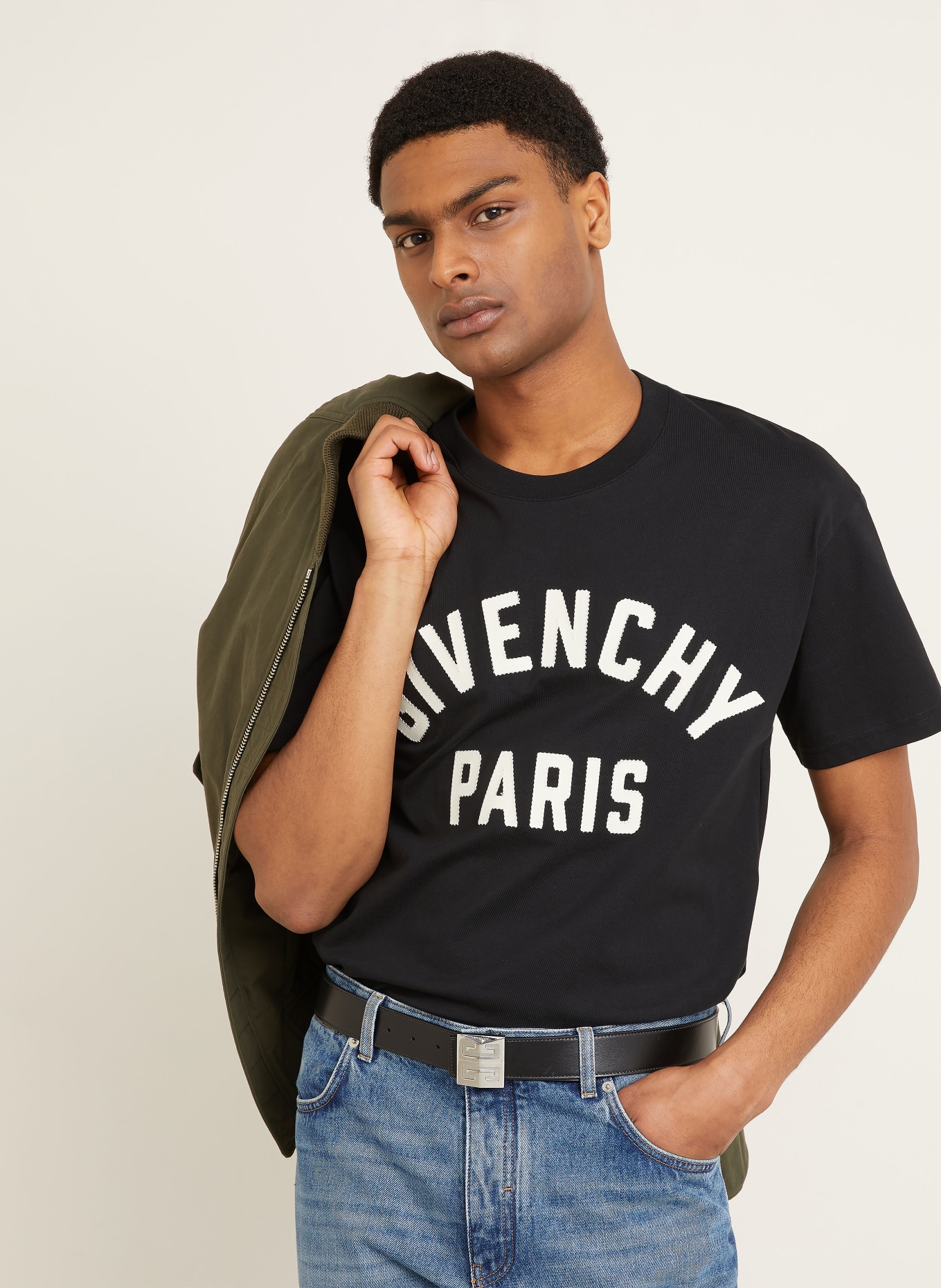 GIVENCHY T-Shirt: SCHWARZ / ECRU