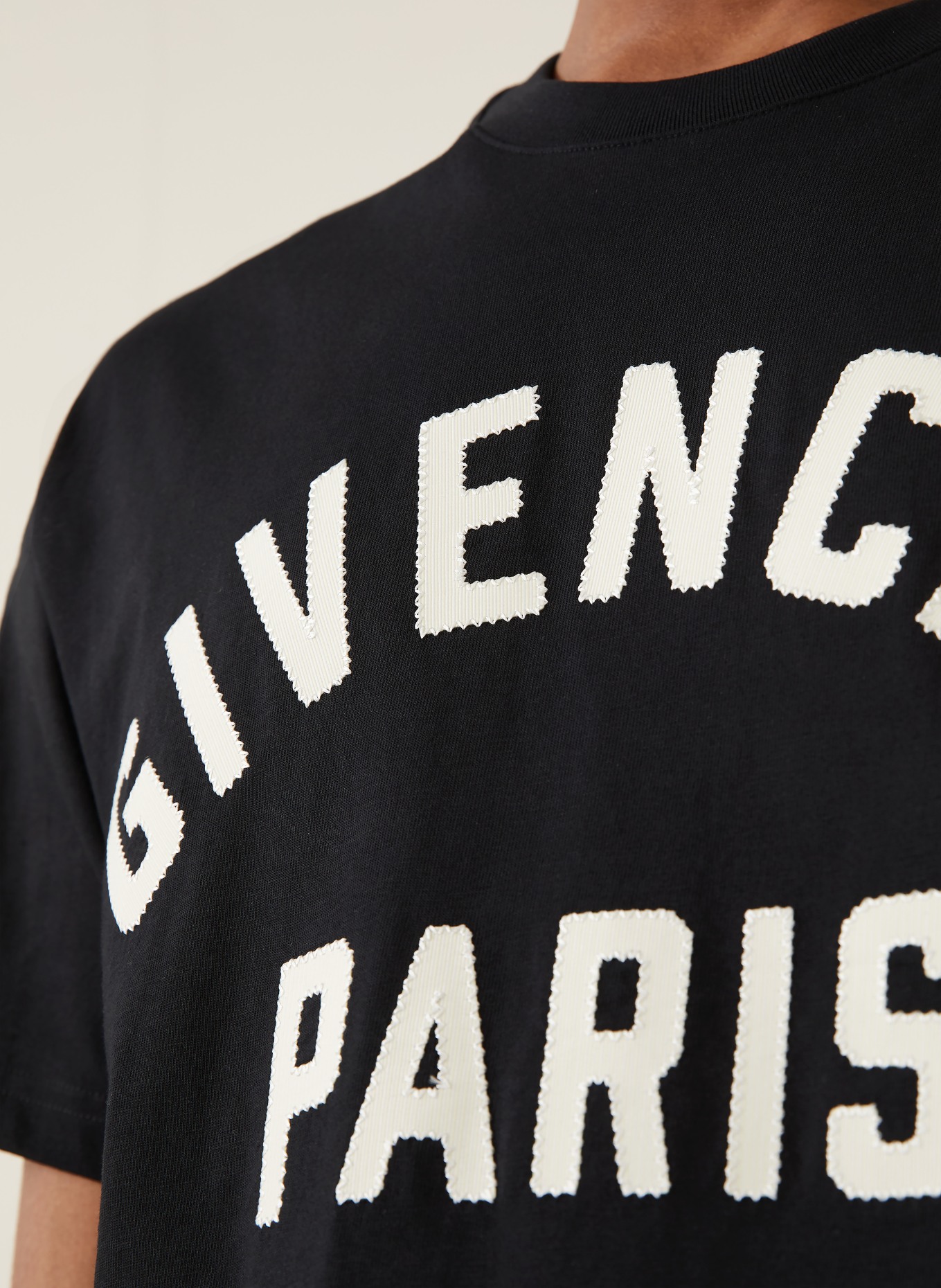 GIVENCHY T-Shirt: SCHWARZ / ECRU