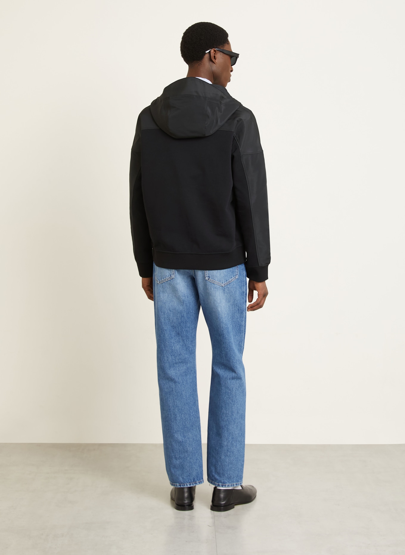 GIVENCHY Jacke im Materialmix: SCHWARZ