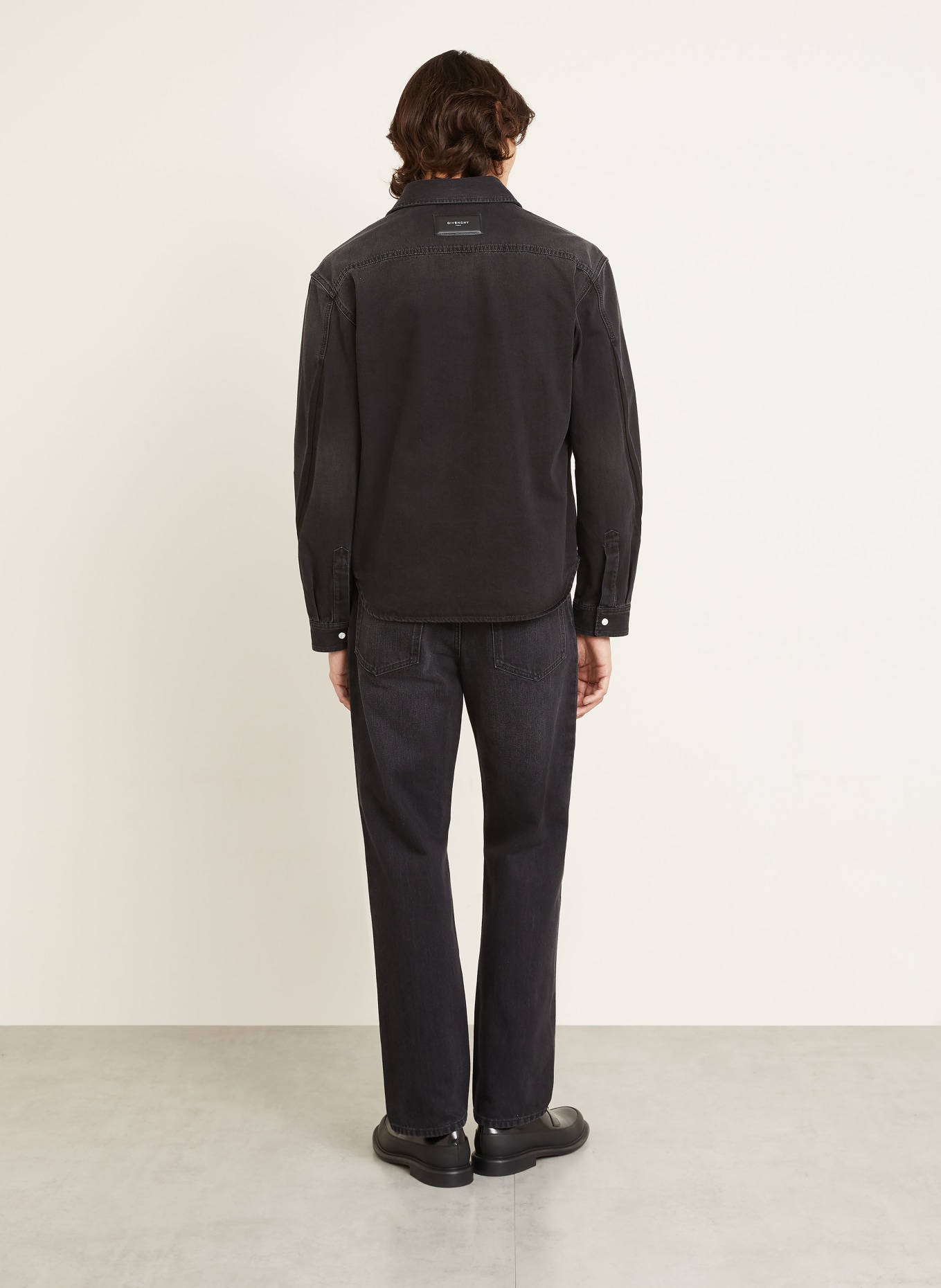 GIVENCHY Straight Fit Jeans: 001 BLACK