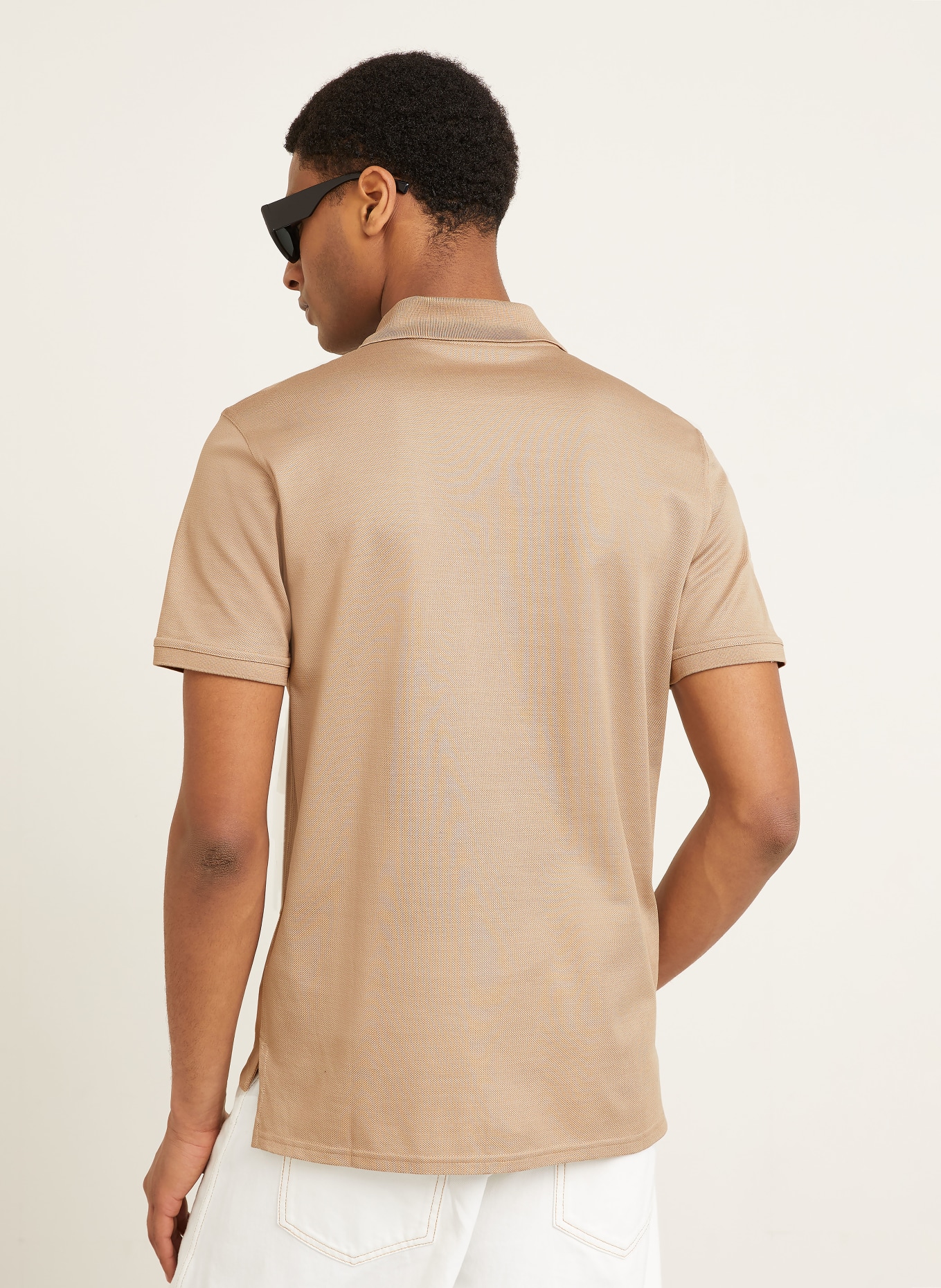 GIVENCHY Piqué-Poloshirt Regular Fit: BEIGE