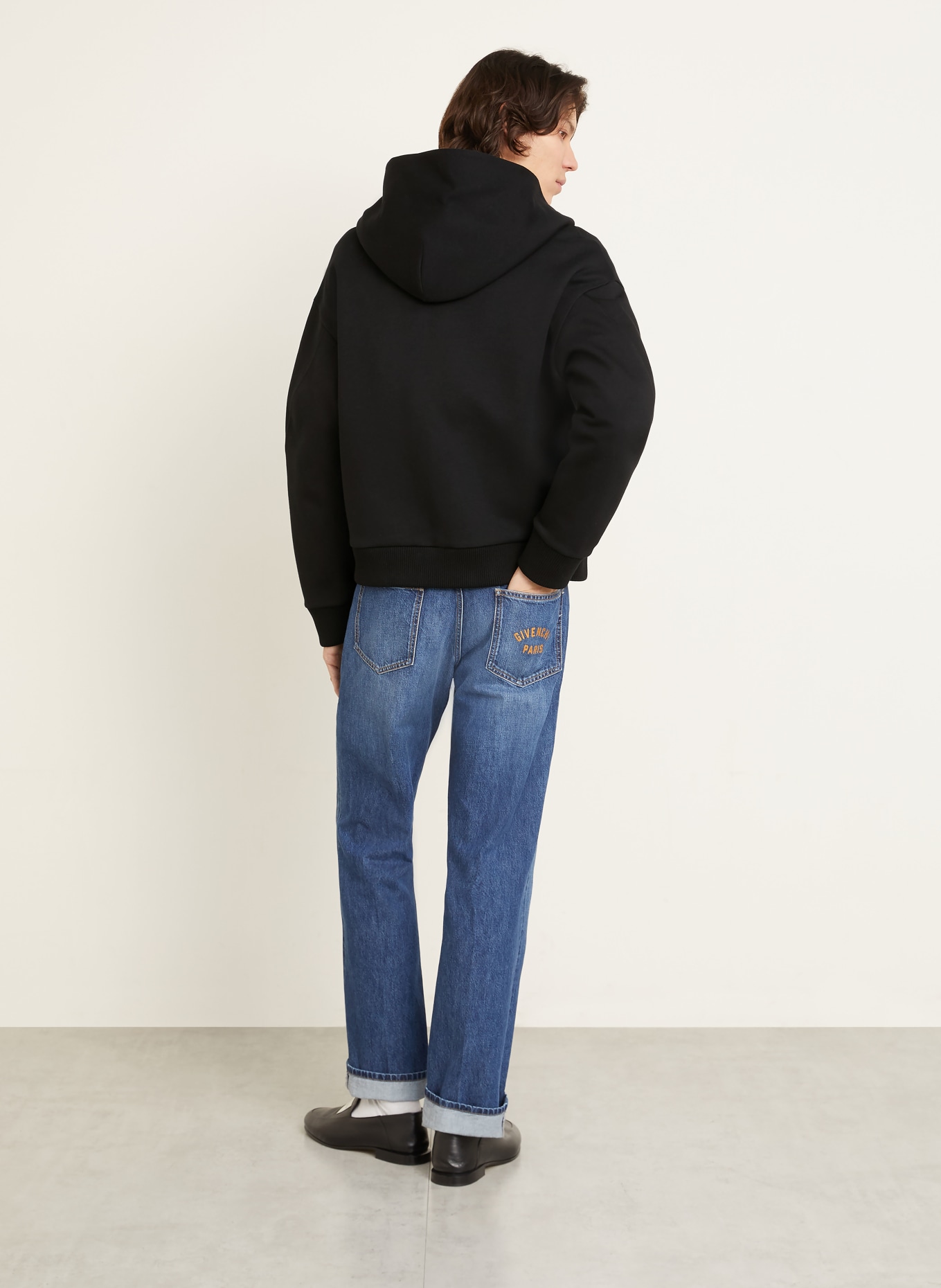 GIVENCHY Sweatjacke: SCHWARZ / DUNKELGRAU