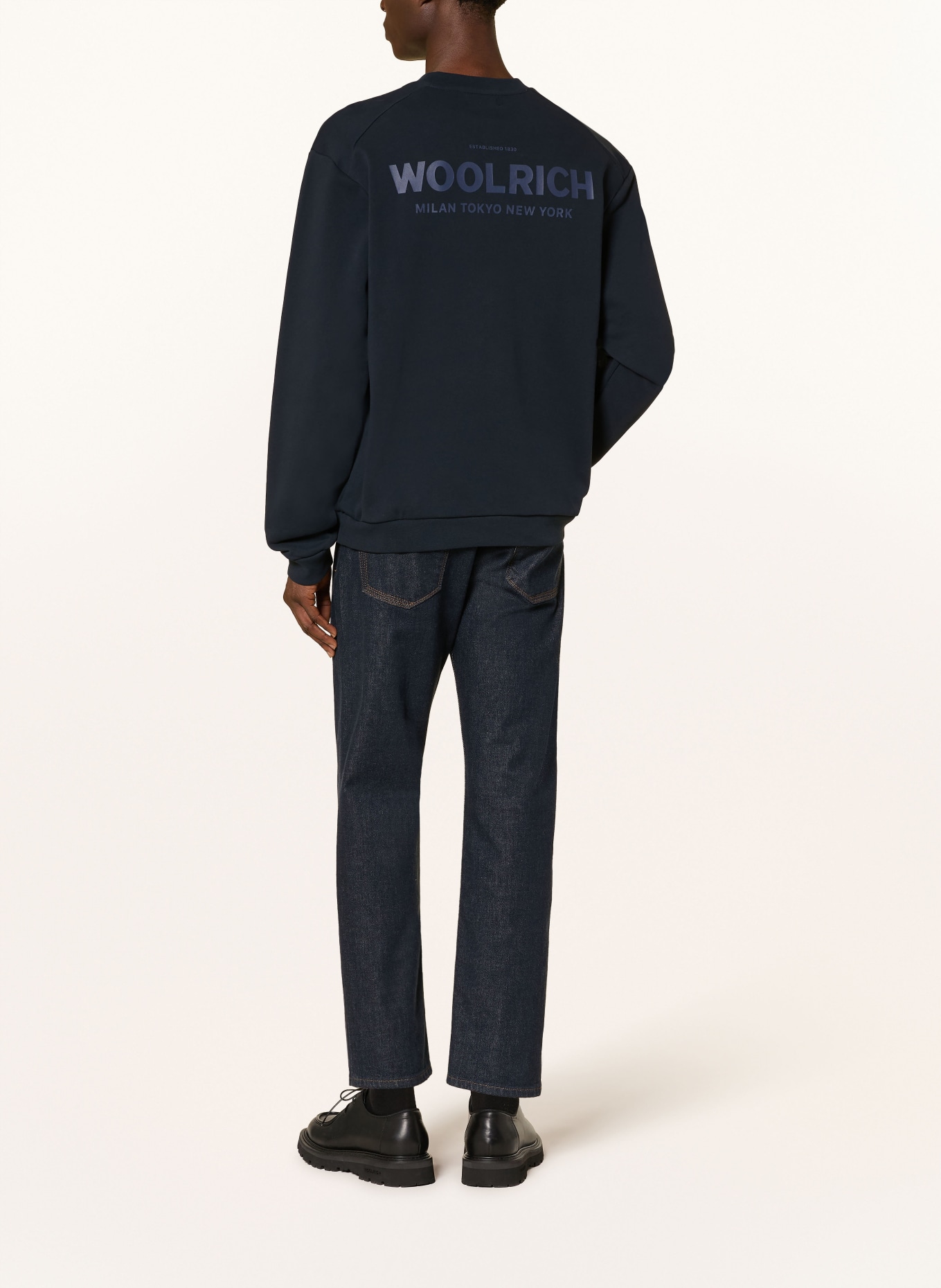 WOOLRICH sweatshirt: DARK BLUE