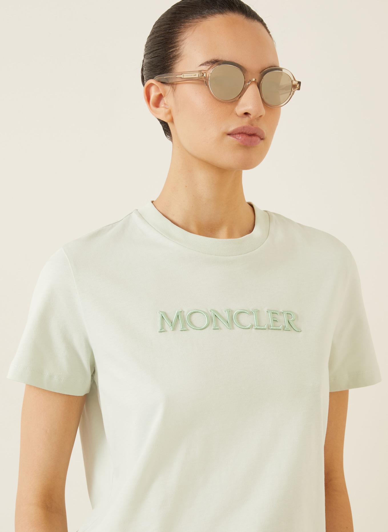 MONCLER T-shirt: LIGHT GREEN