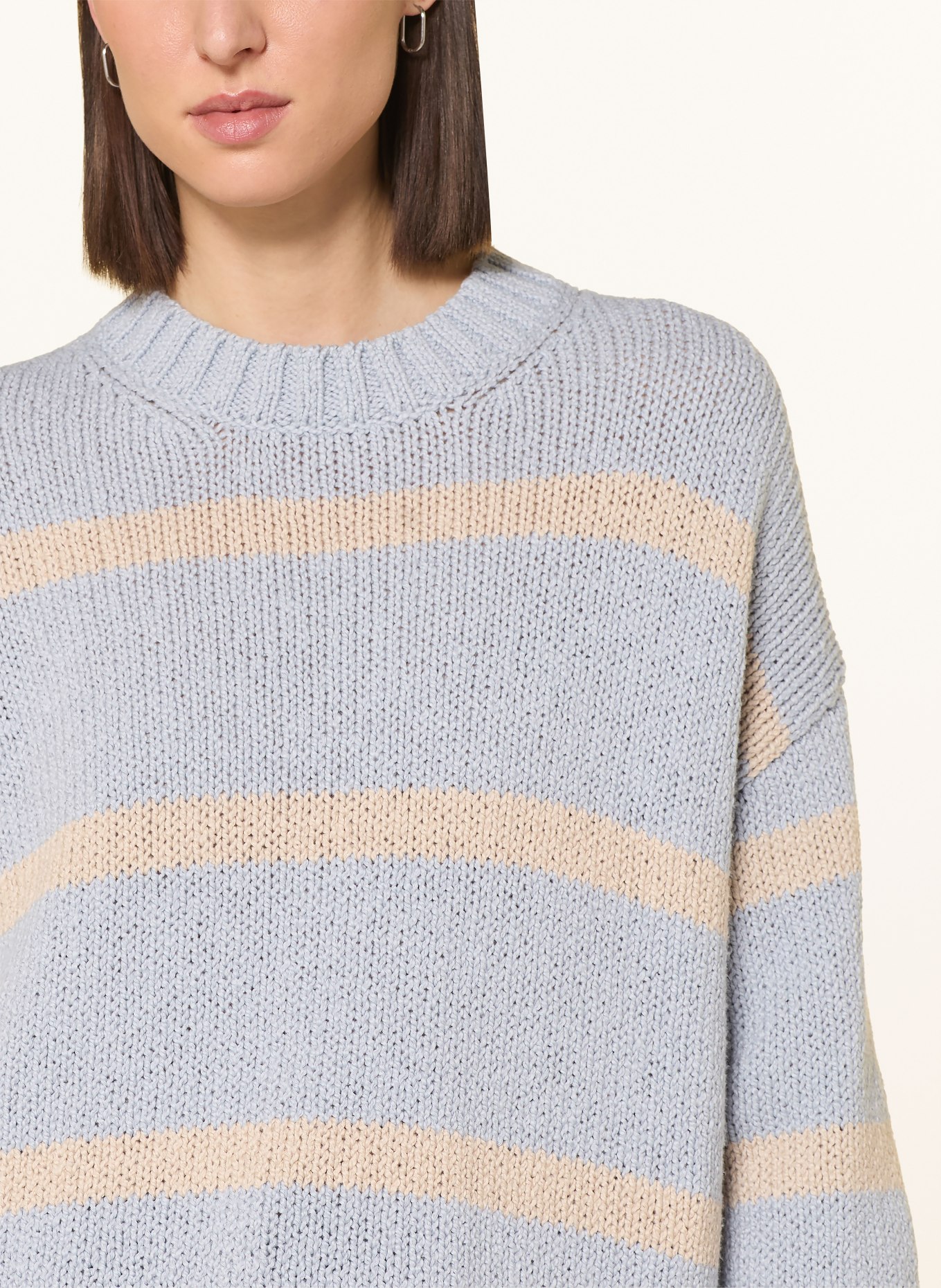 Marc O'Polo sweater: BLUE GRAY / BEIGE