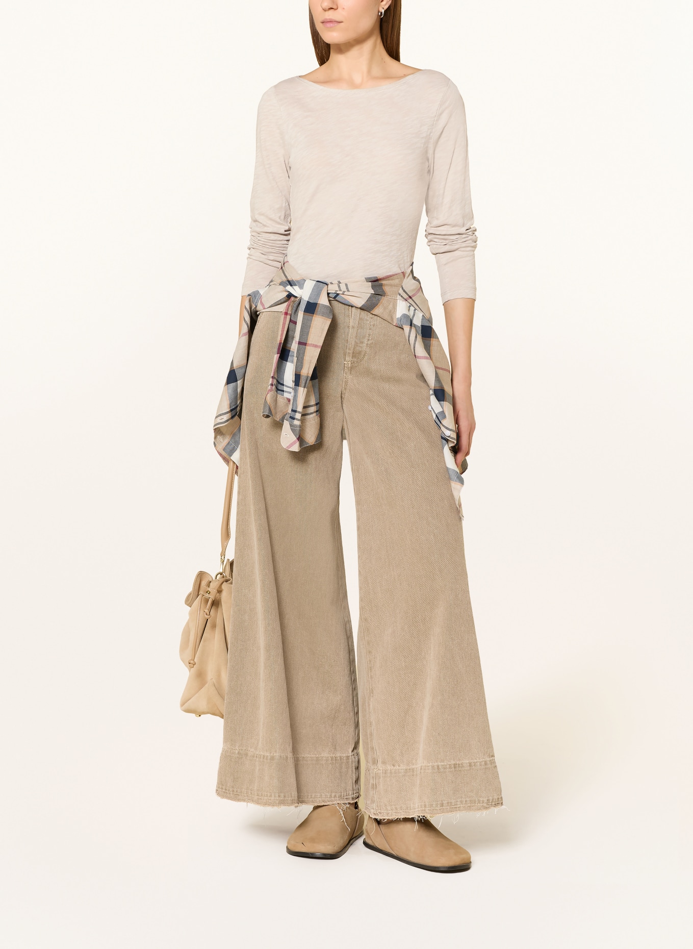 Marc O'Polo Dlouhé rukávy: BÉŽOVÁ