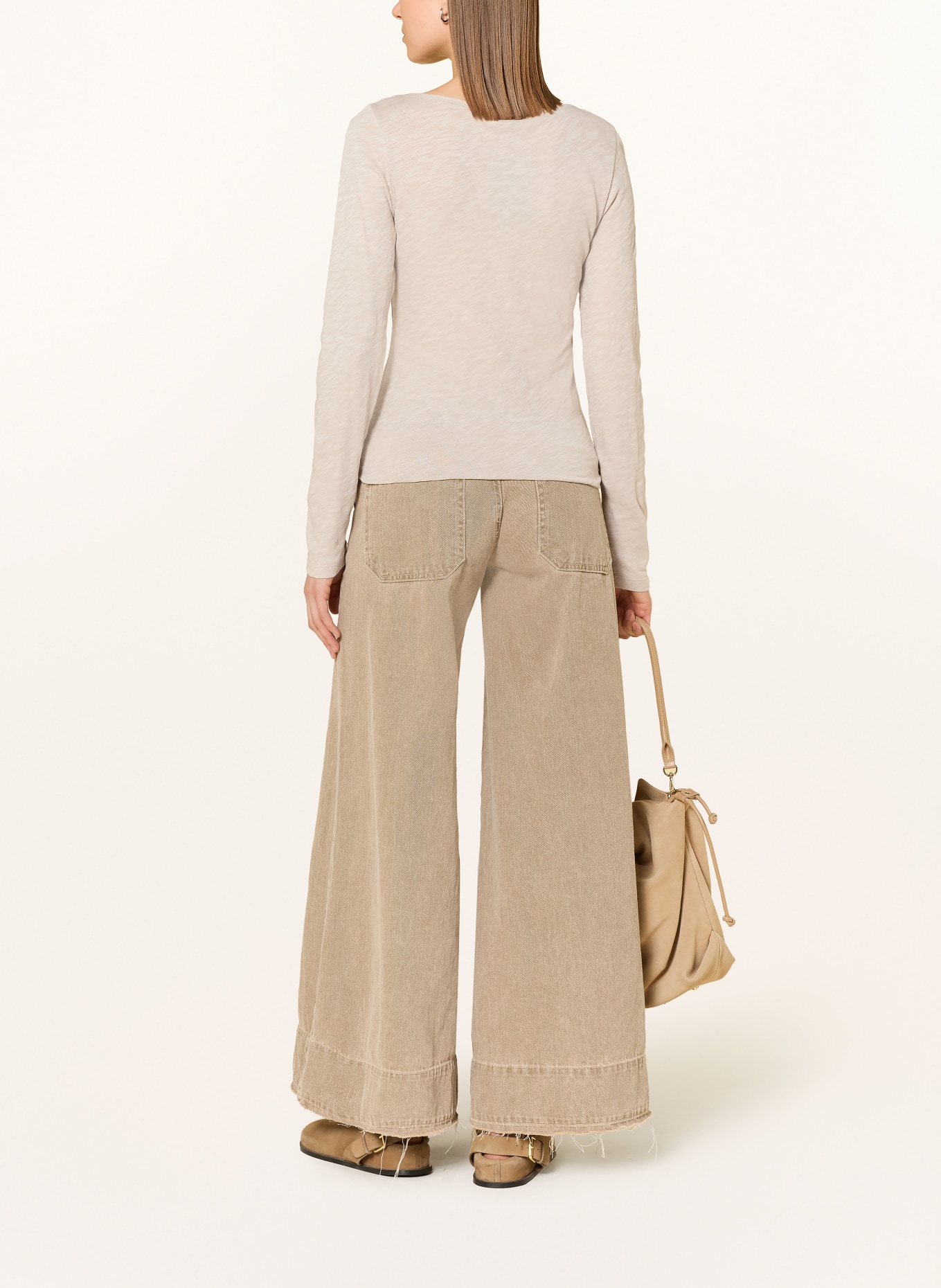 Marc O'Polo Dlouhé rukávy: BÉŽOVÁ