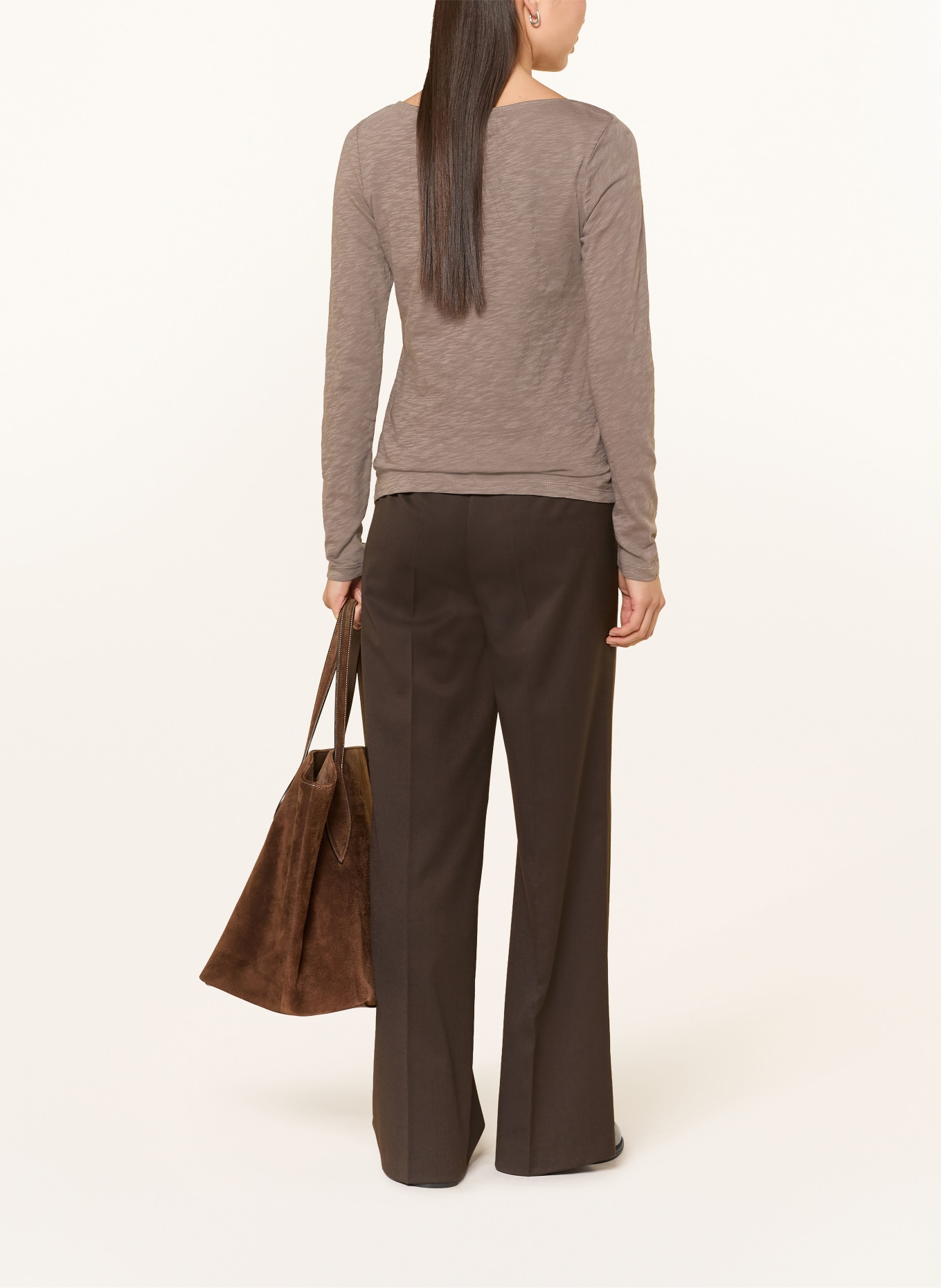 Marc O'Polo Dlouhé rukávy: ČERNOŠEDÁ