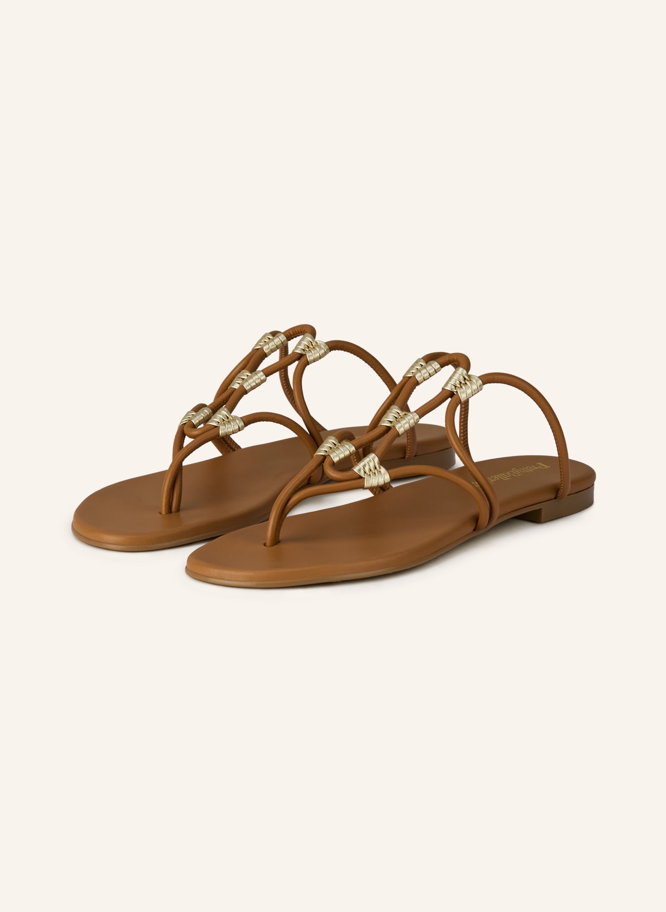 Pretty Ballerinas toe separator: CAMEL