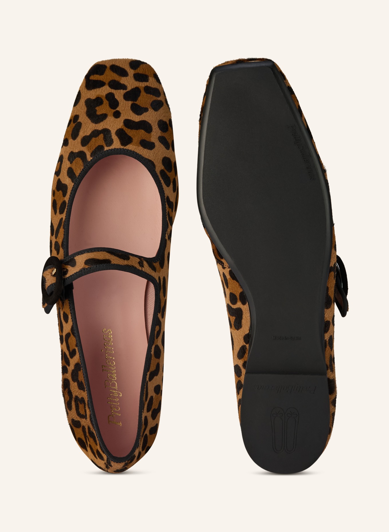 Pretty Ballerinas Mary-Jane-Ballerinas MURABI ANGELIS: HELLBRAUN / BRAUN / SCHWARZ