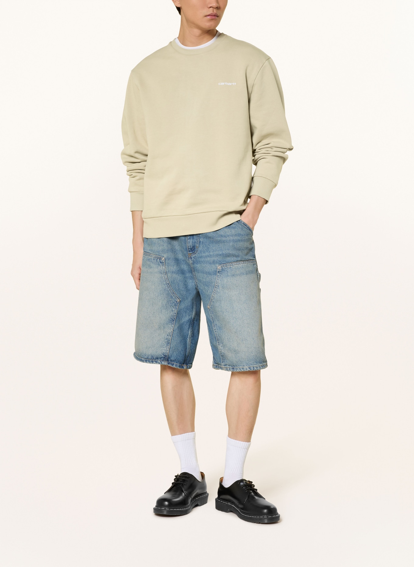 carhartt WIP sweatshirt: BEIGE