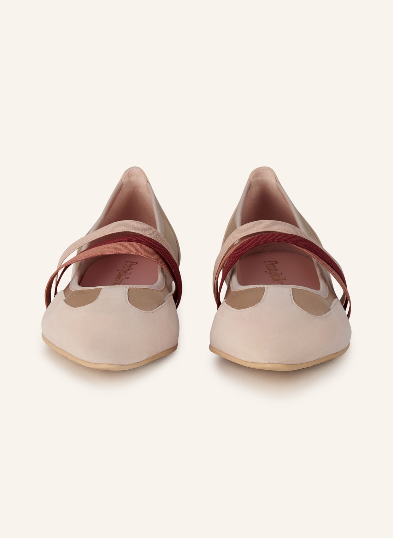 Pretty Ballerinas Mary Jane ballerina flats ANGELIS KASHBA: ROSE / DUSKY PINK