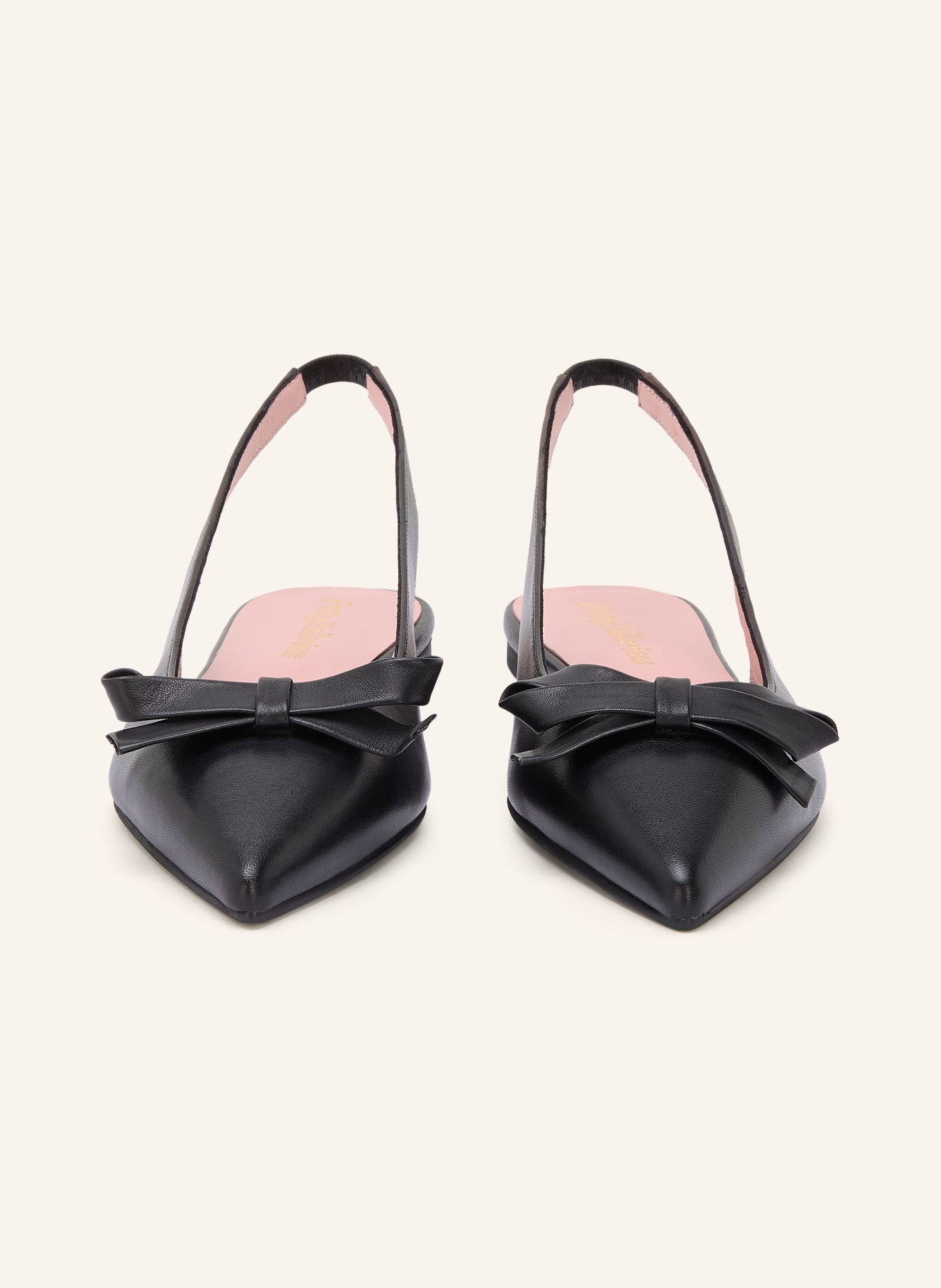Pretty Ballerinas Slingballerinas COTON: SCHWARZ
